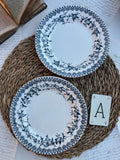 A. Duo d'assiettes à dessert Choisy le Roi modèle Lyonnais