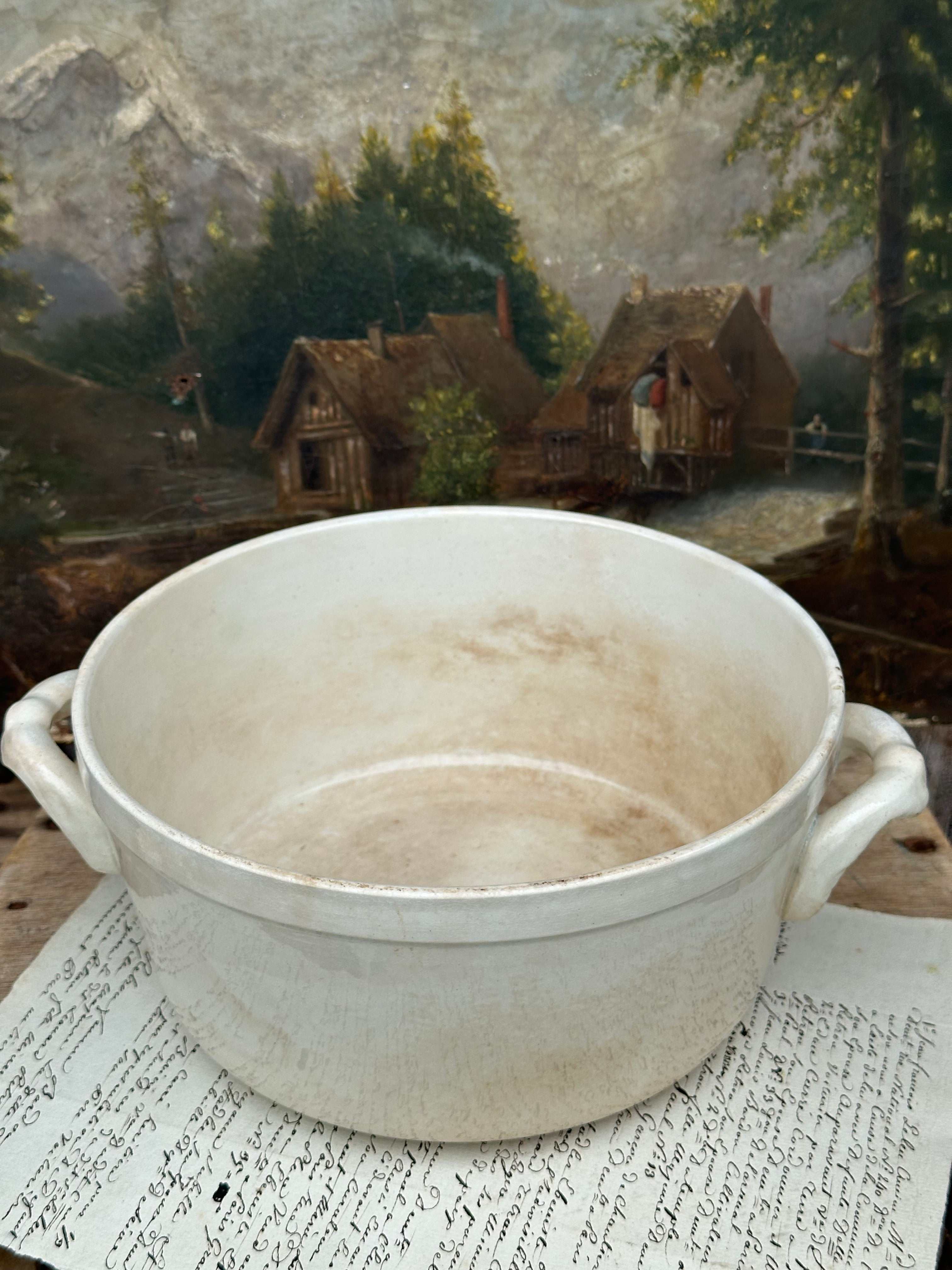 Small ironstone dish E. F. Bordeaux (Edouard Fenal)