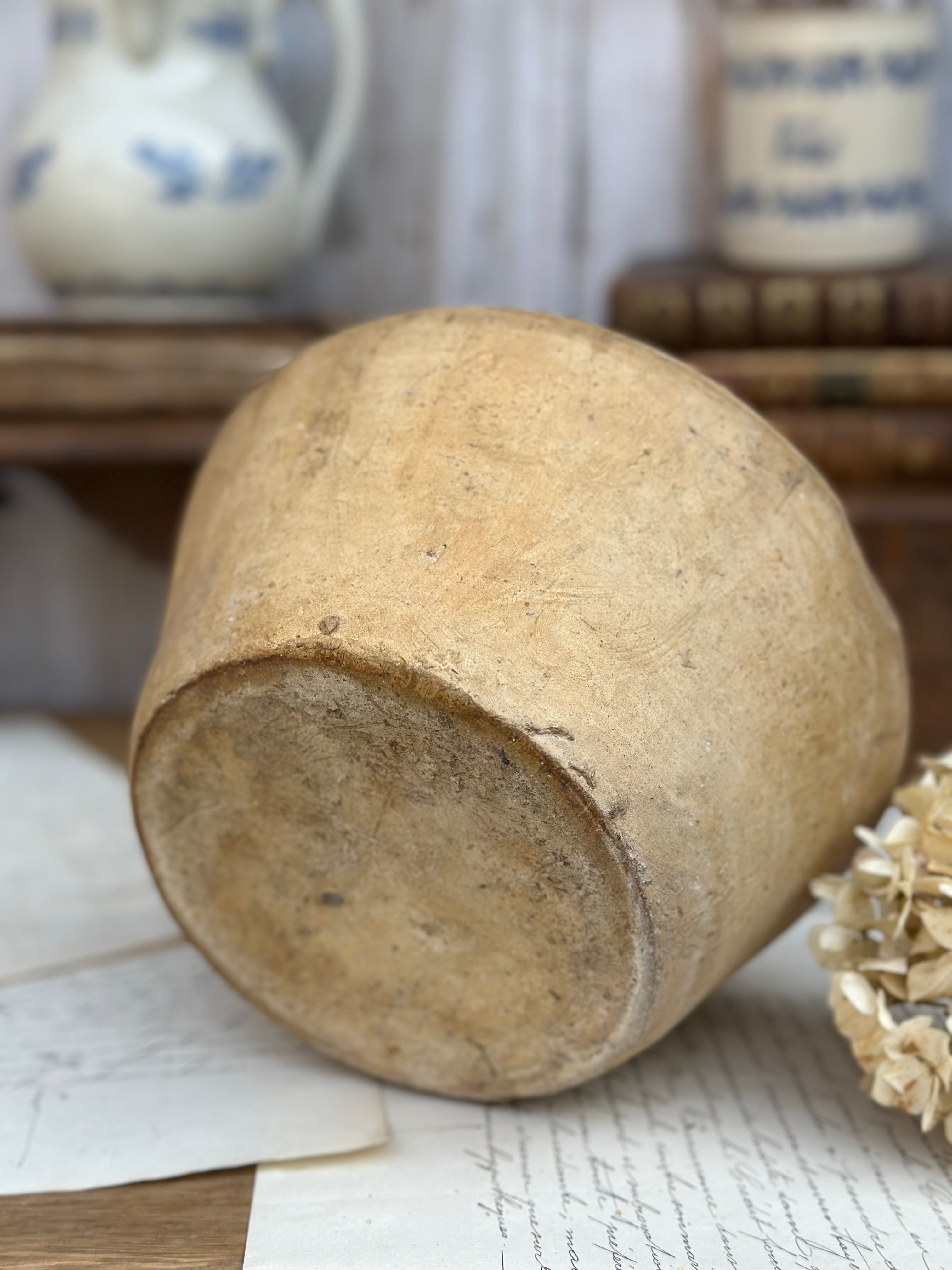 Old terracotta foot warmer