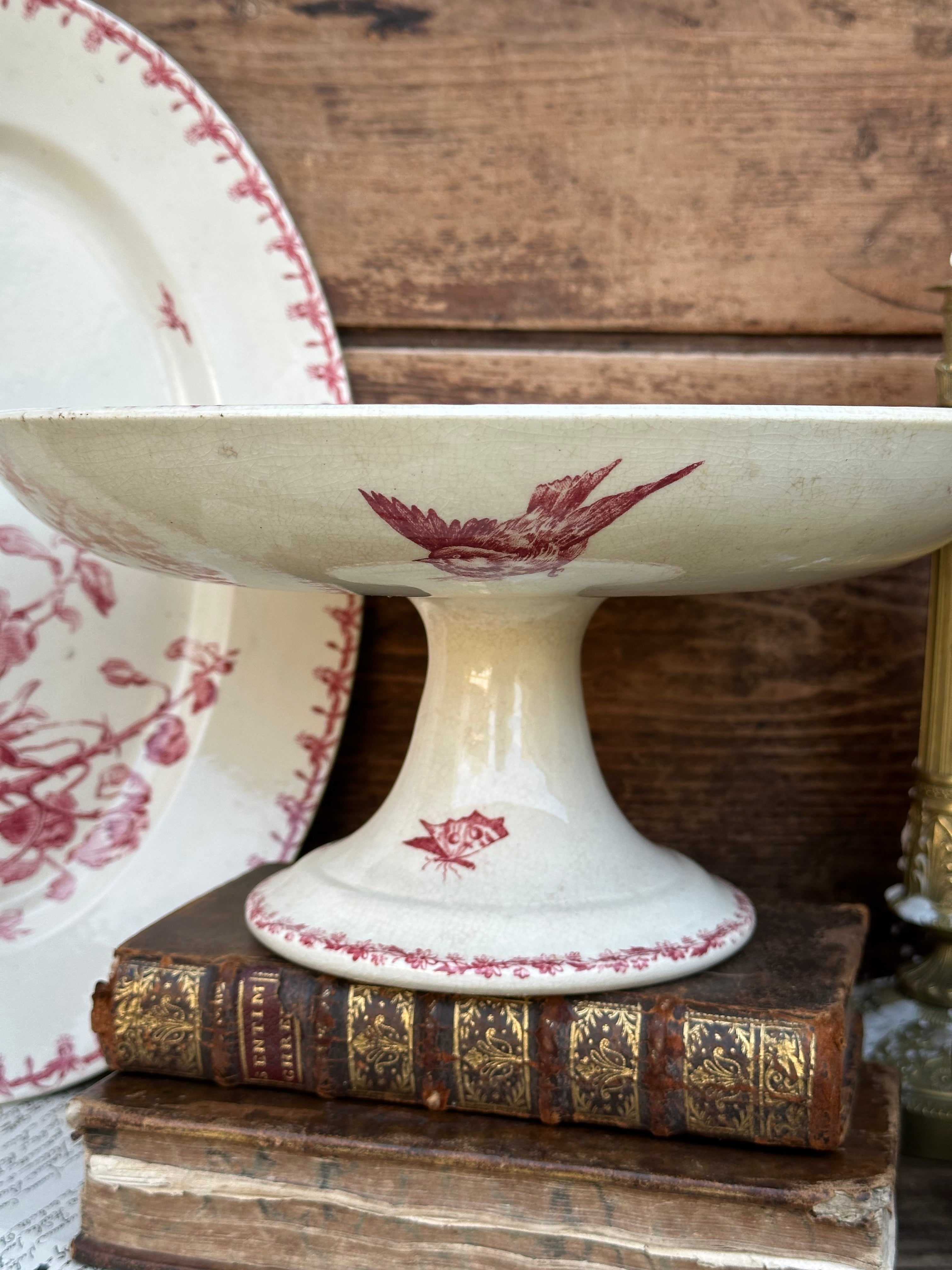 Large Choisy le Roi French Service Compote Bowl