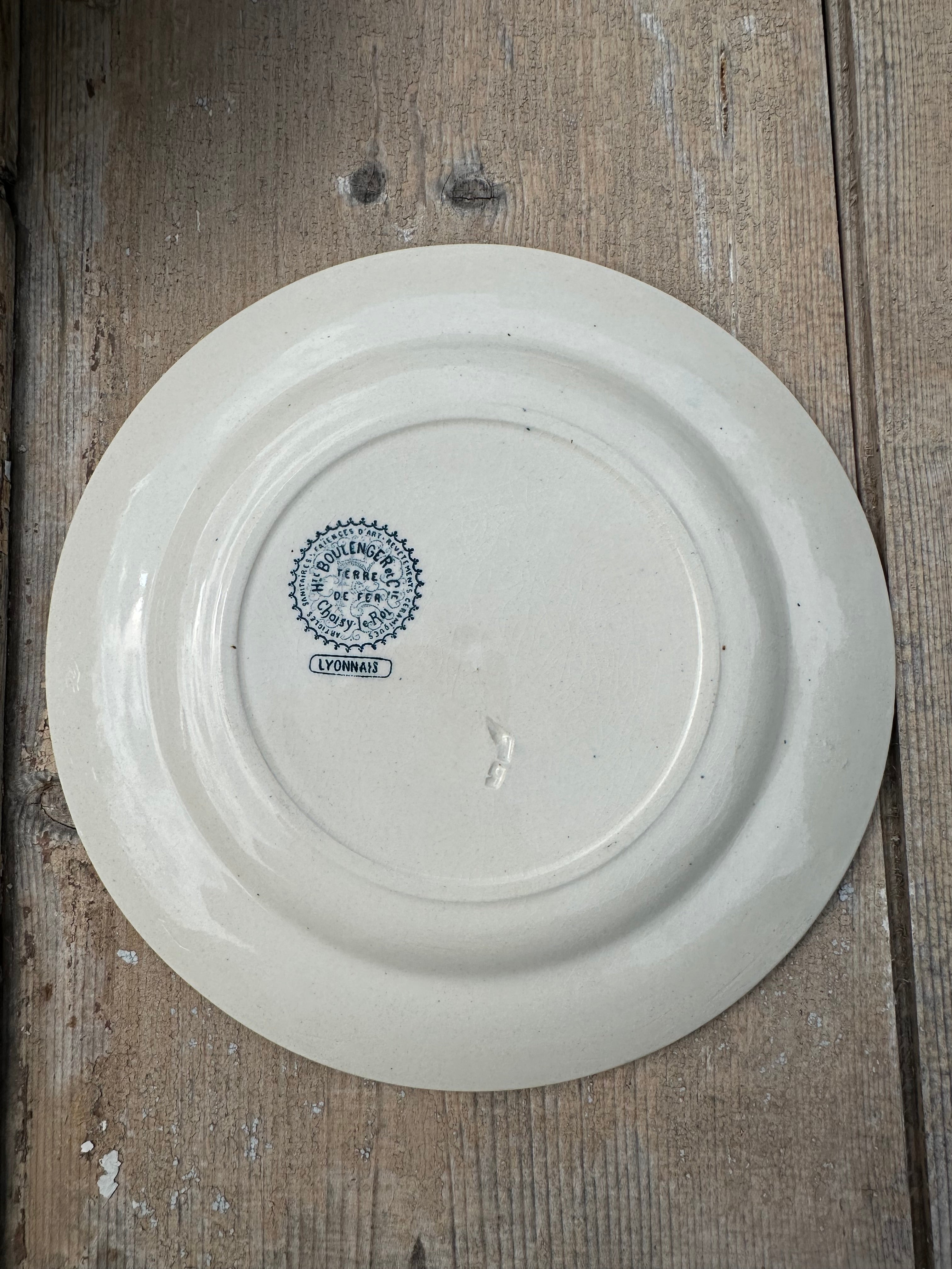 II. Set of 6 assorted dessert plates