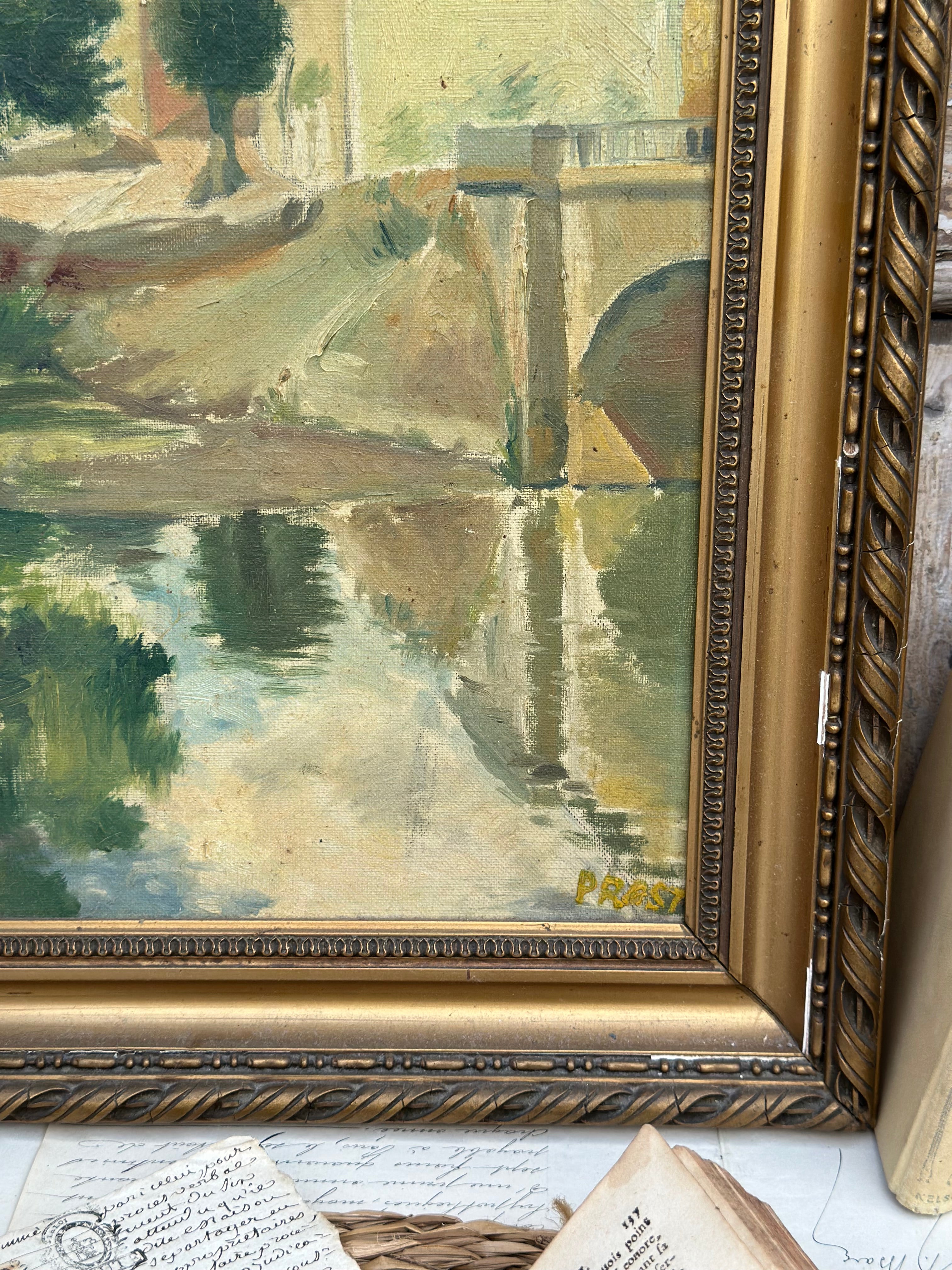 Sublime l'huile sur panneau entoilé, encadré, signé