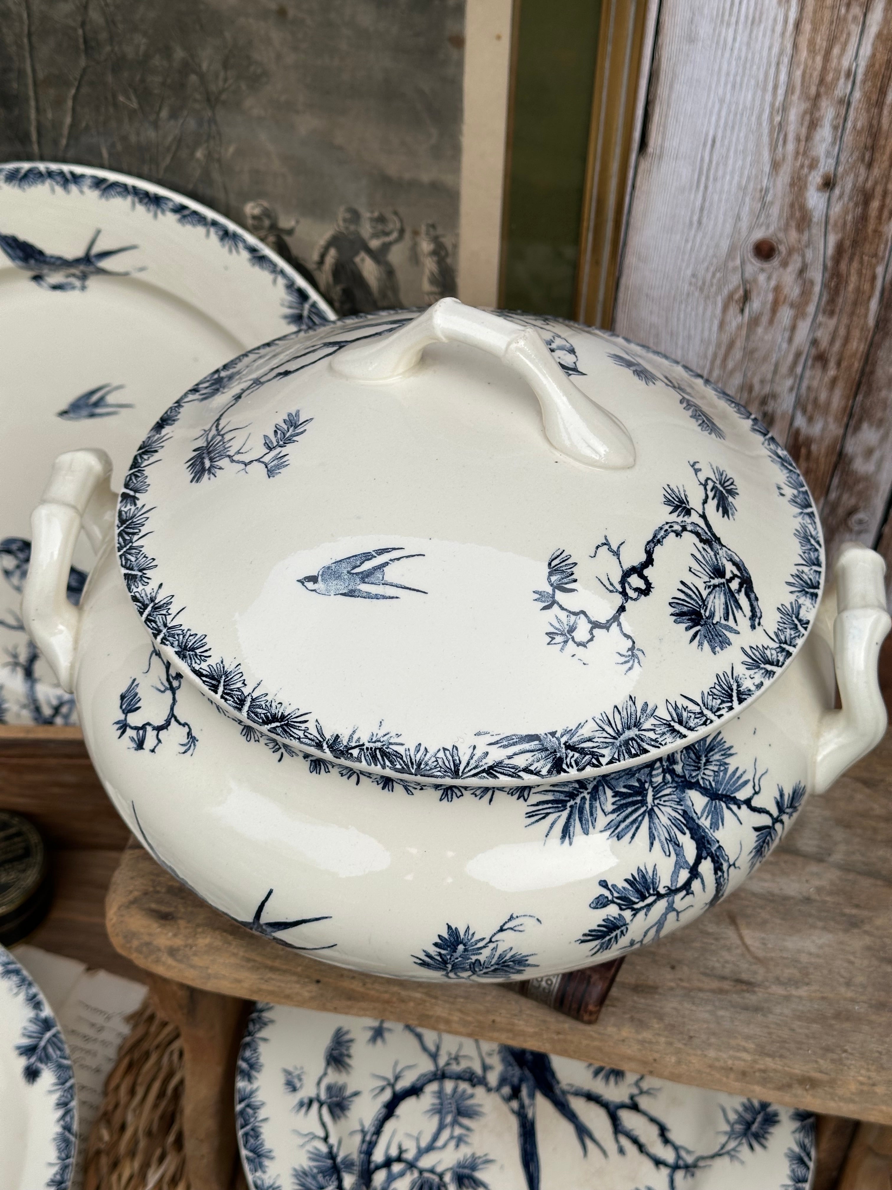 Grande soupière Gien modèle Provençal