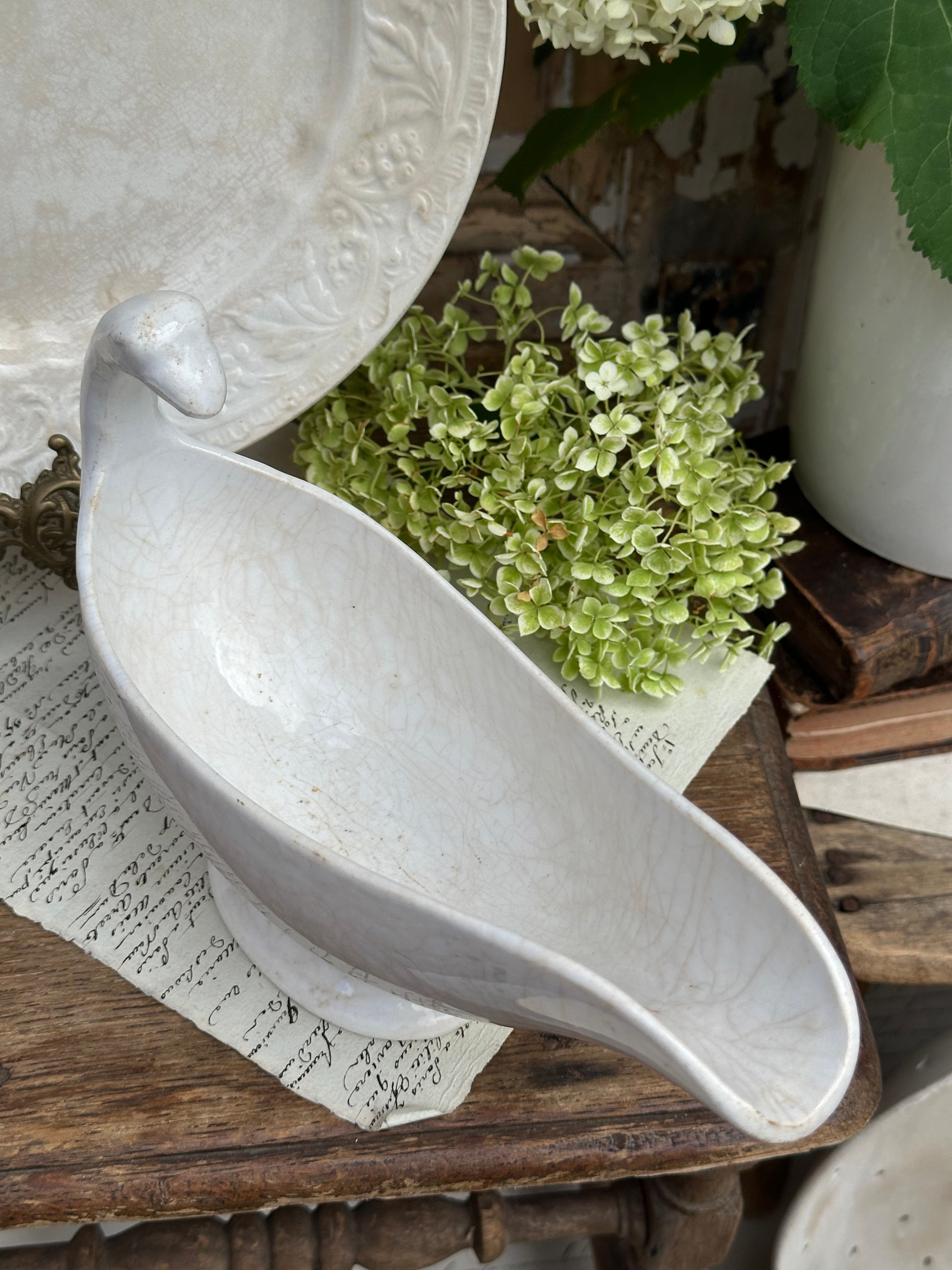 Sarreguemines Gravy Boat