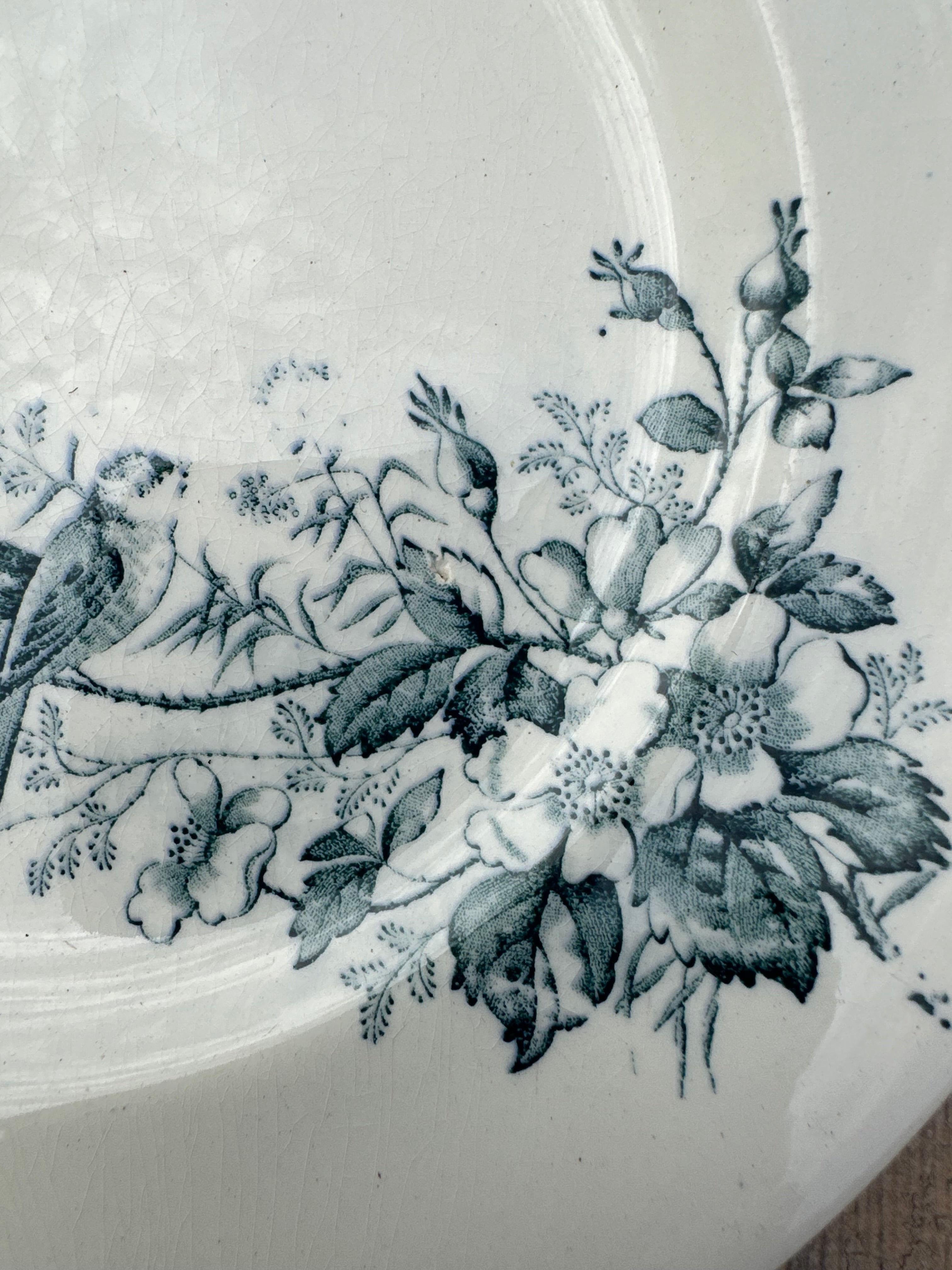 I. Set of 8 assorted dinner plates