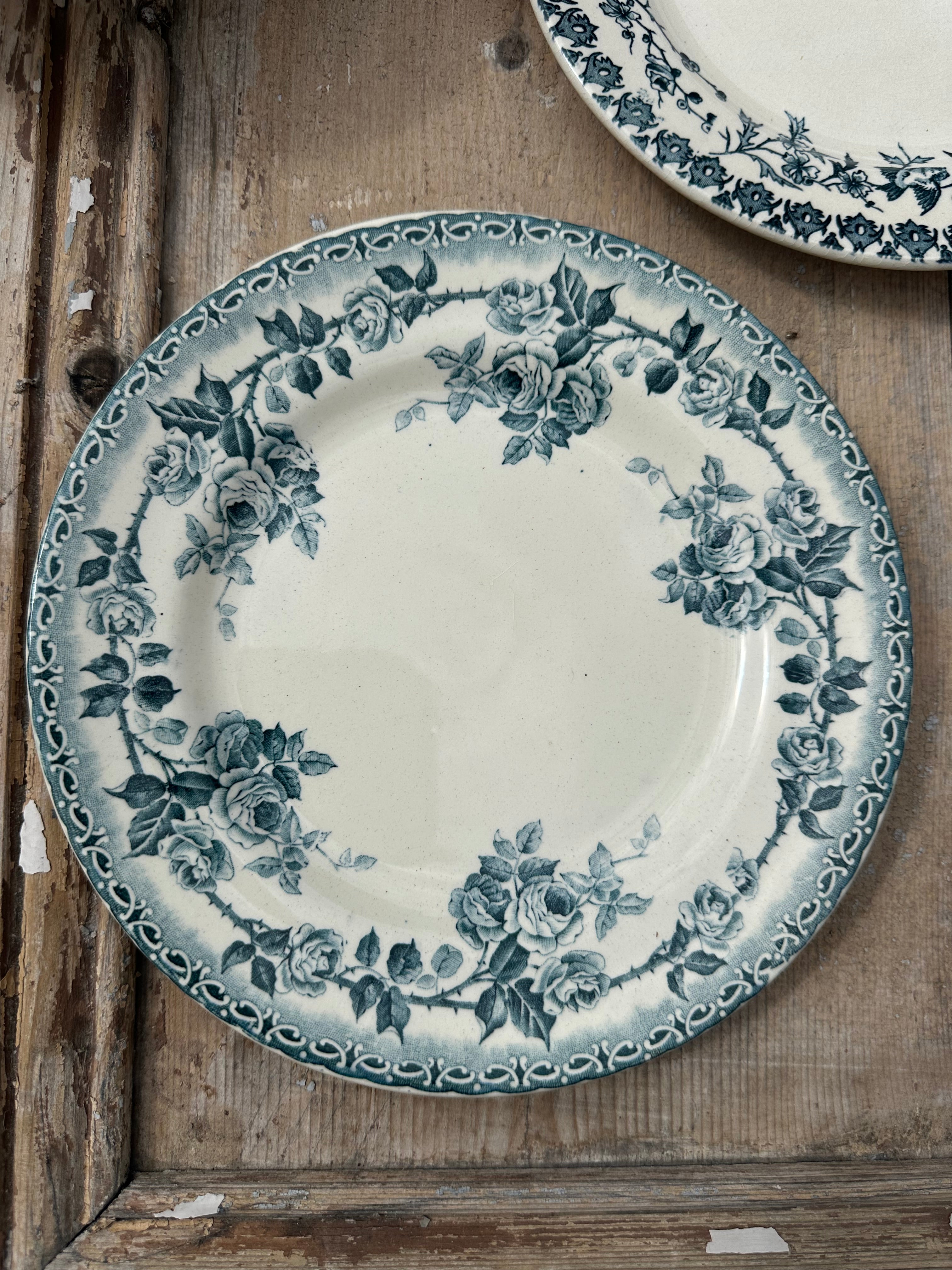 II. Set of 6 assorted dessert plates