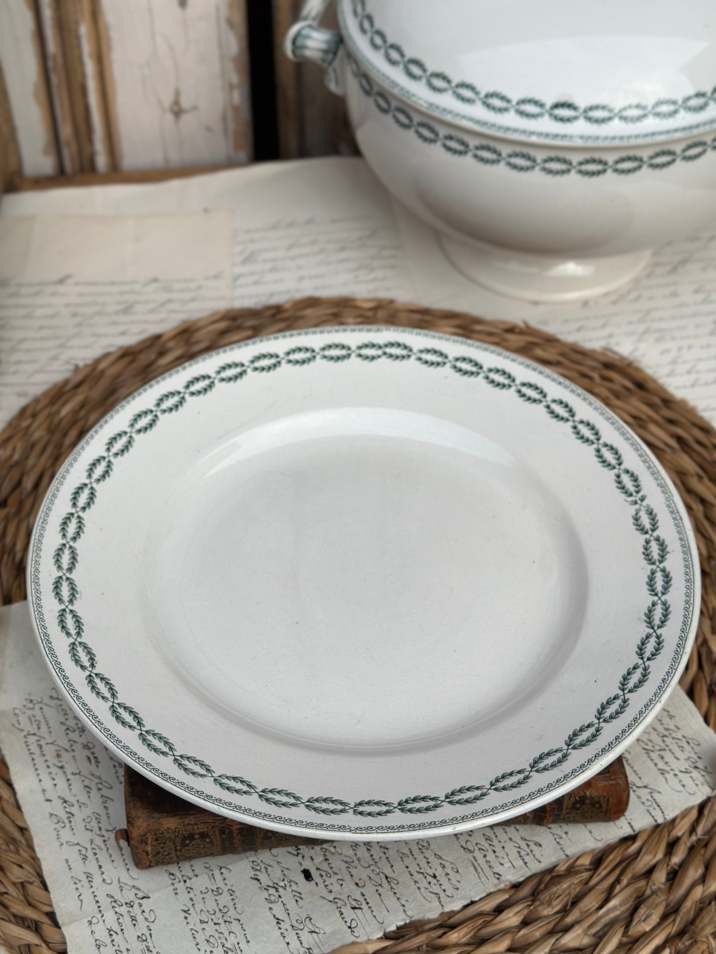 Sarreguemines pie dish Nobilis model