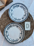 D. Duo d'assiettes à dessert Choisy le Roi modèle Lyonnais