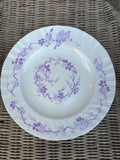 Reserved - Longwy mauve Canton flat plate