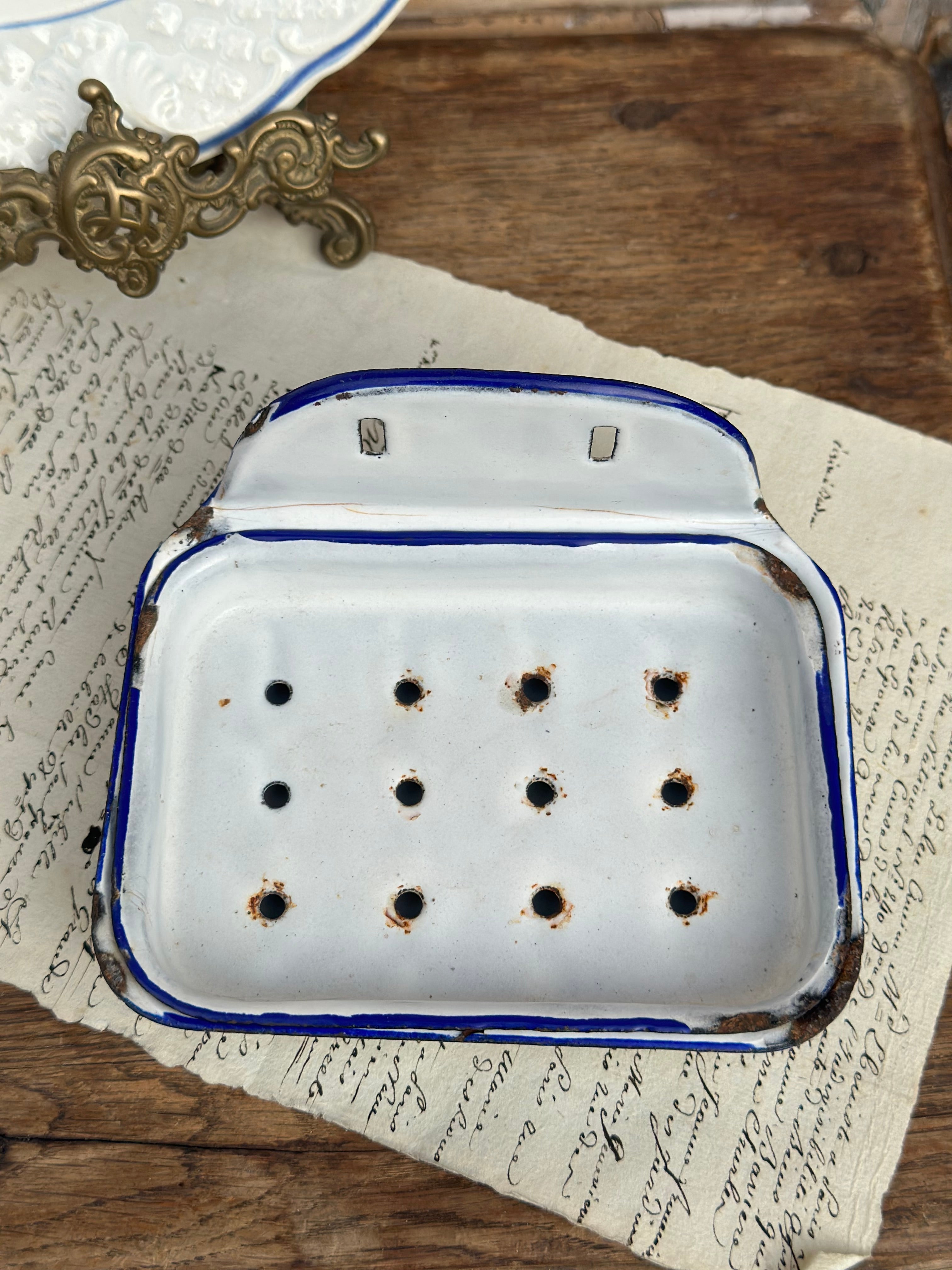Porte savon 3 pièces en métal
