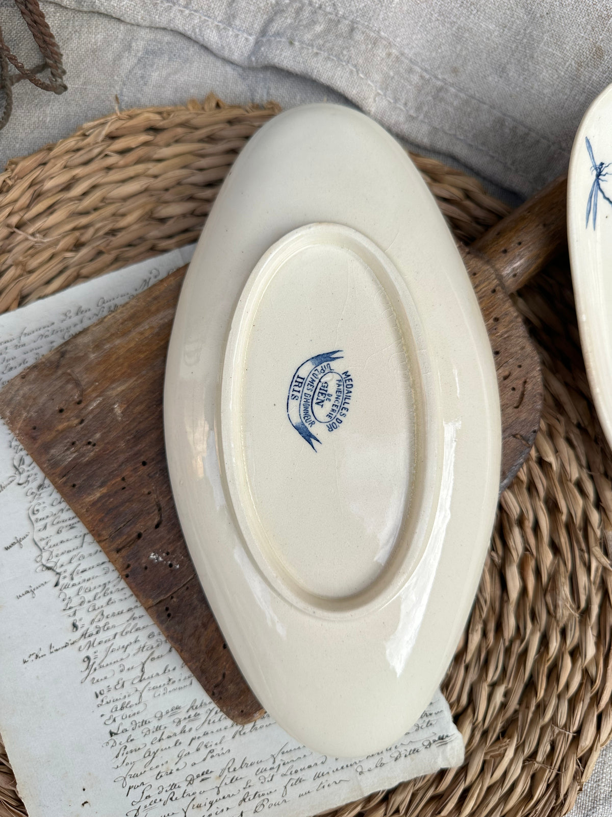 I. Ravier Gien Iris pattern