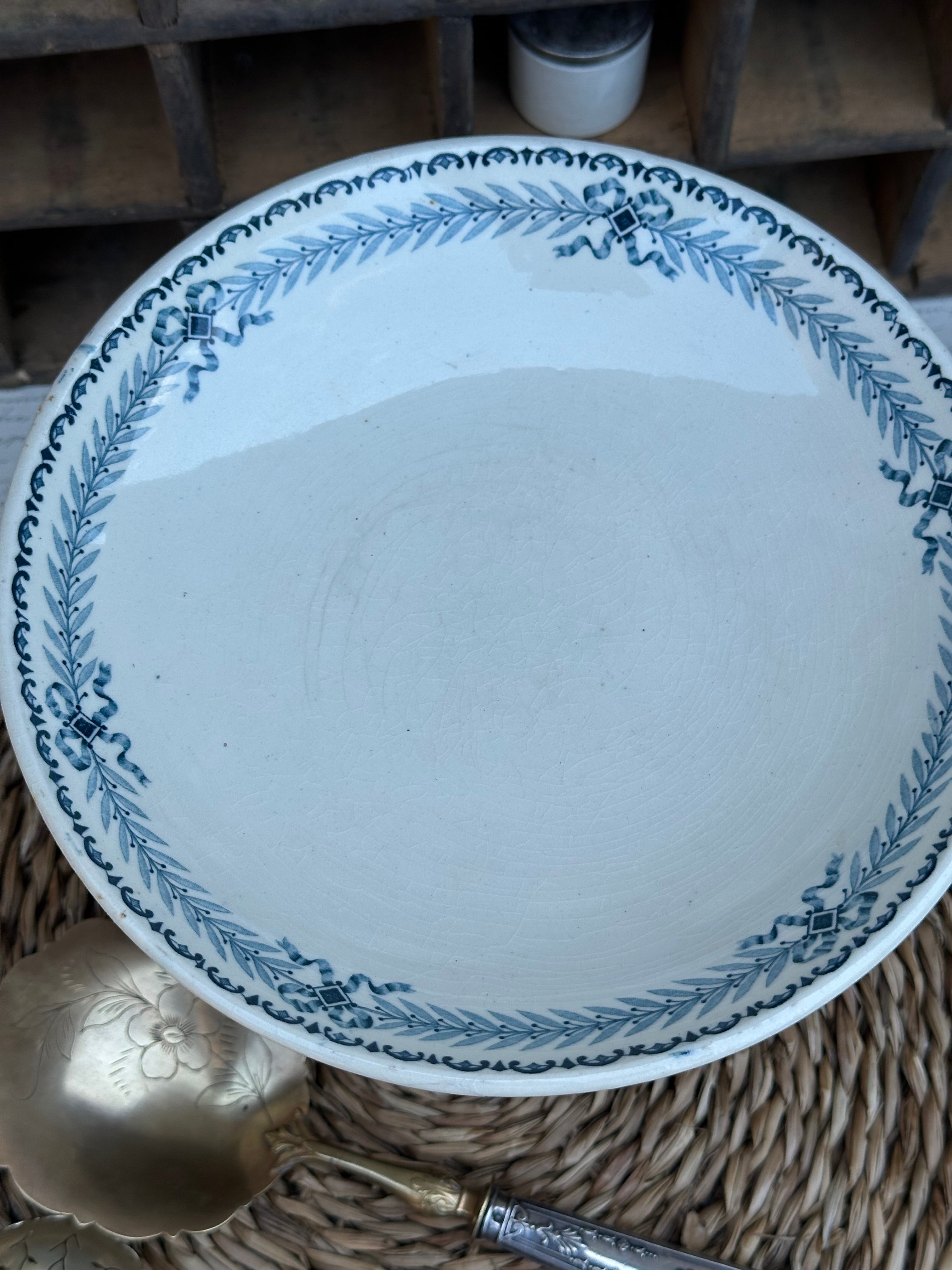 Compotier terre de fer Choisy le Roi modèle Chinon