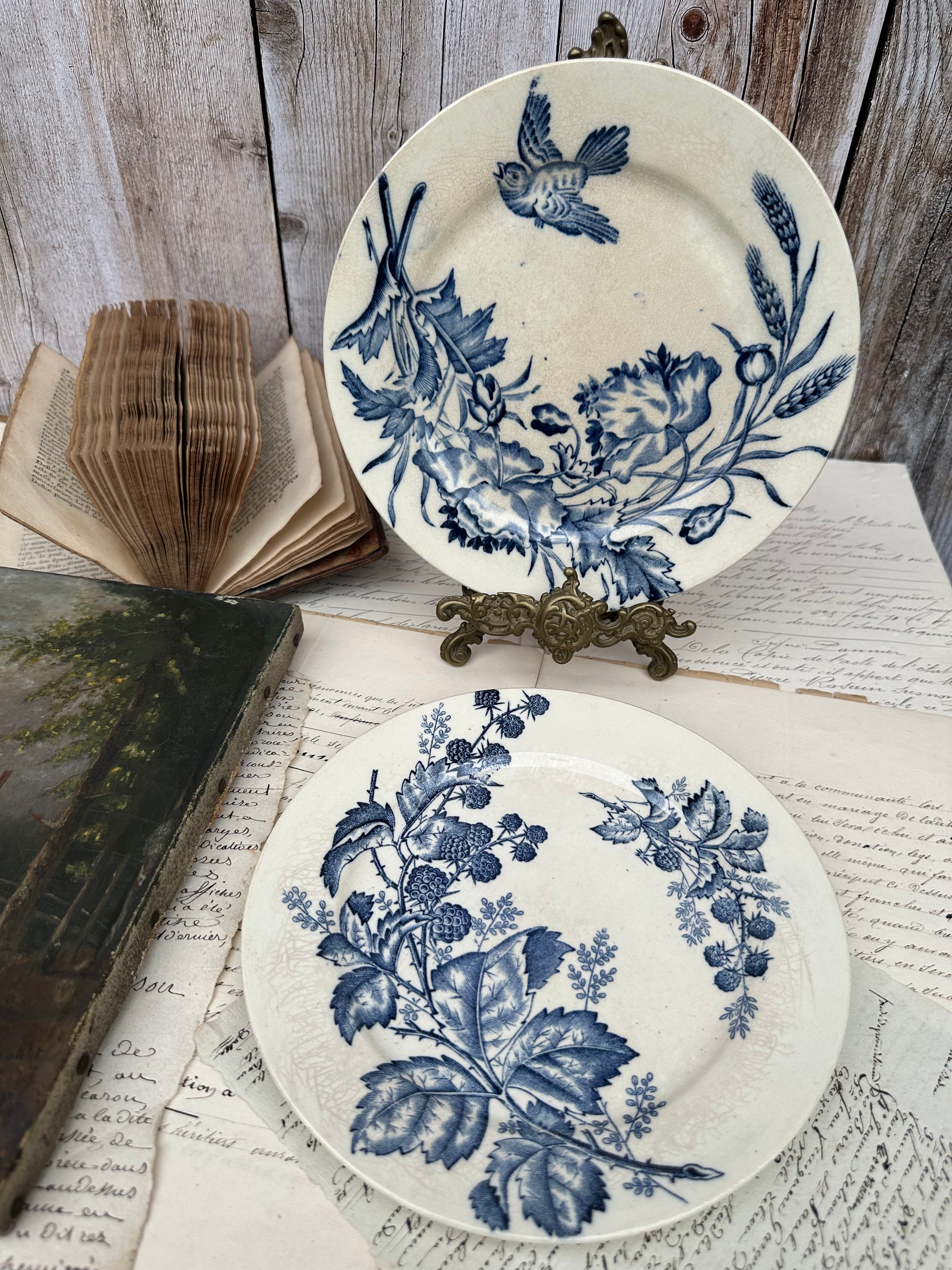 I. Two BFK Flora plates