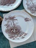 Assiette plates Lonchamp modèle Veneur