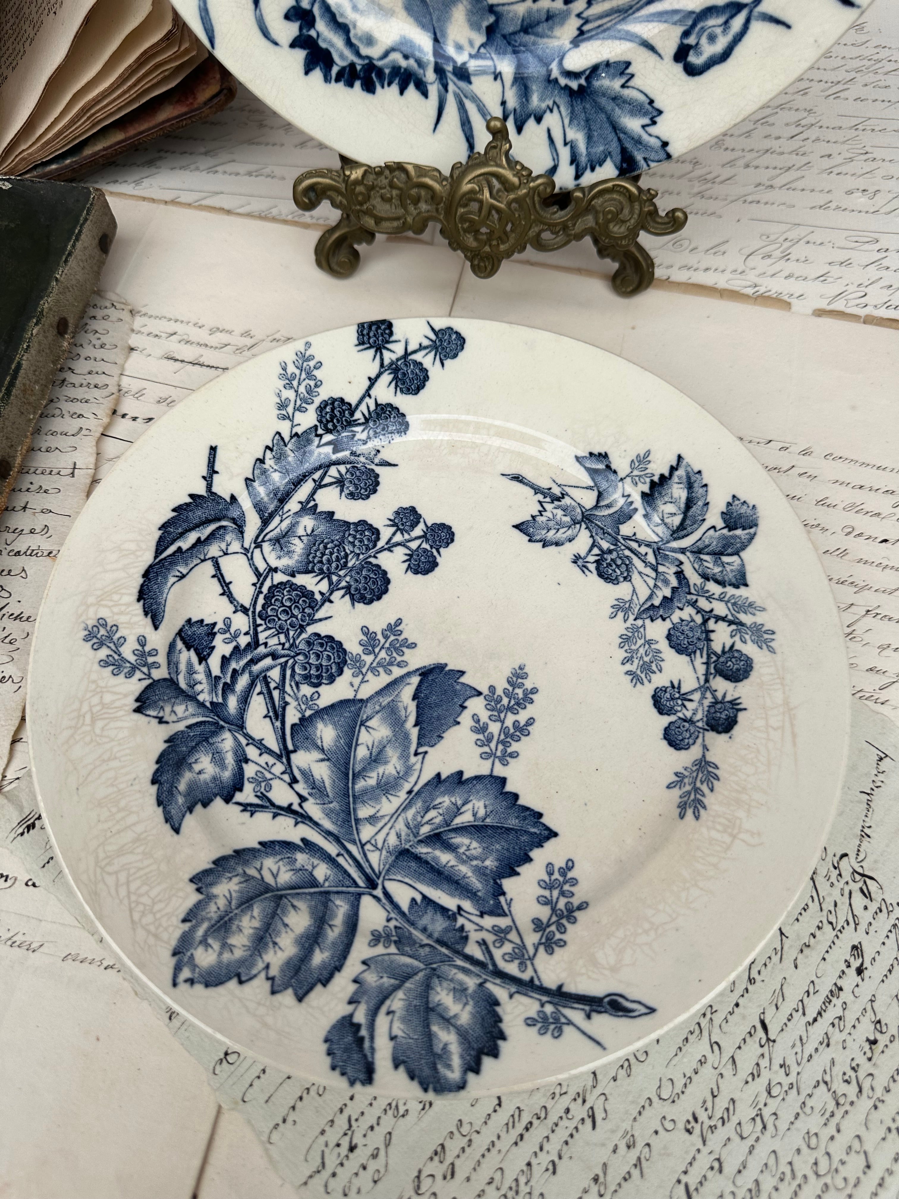 I. Two BFK Flora plates