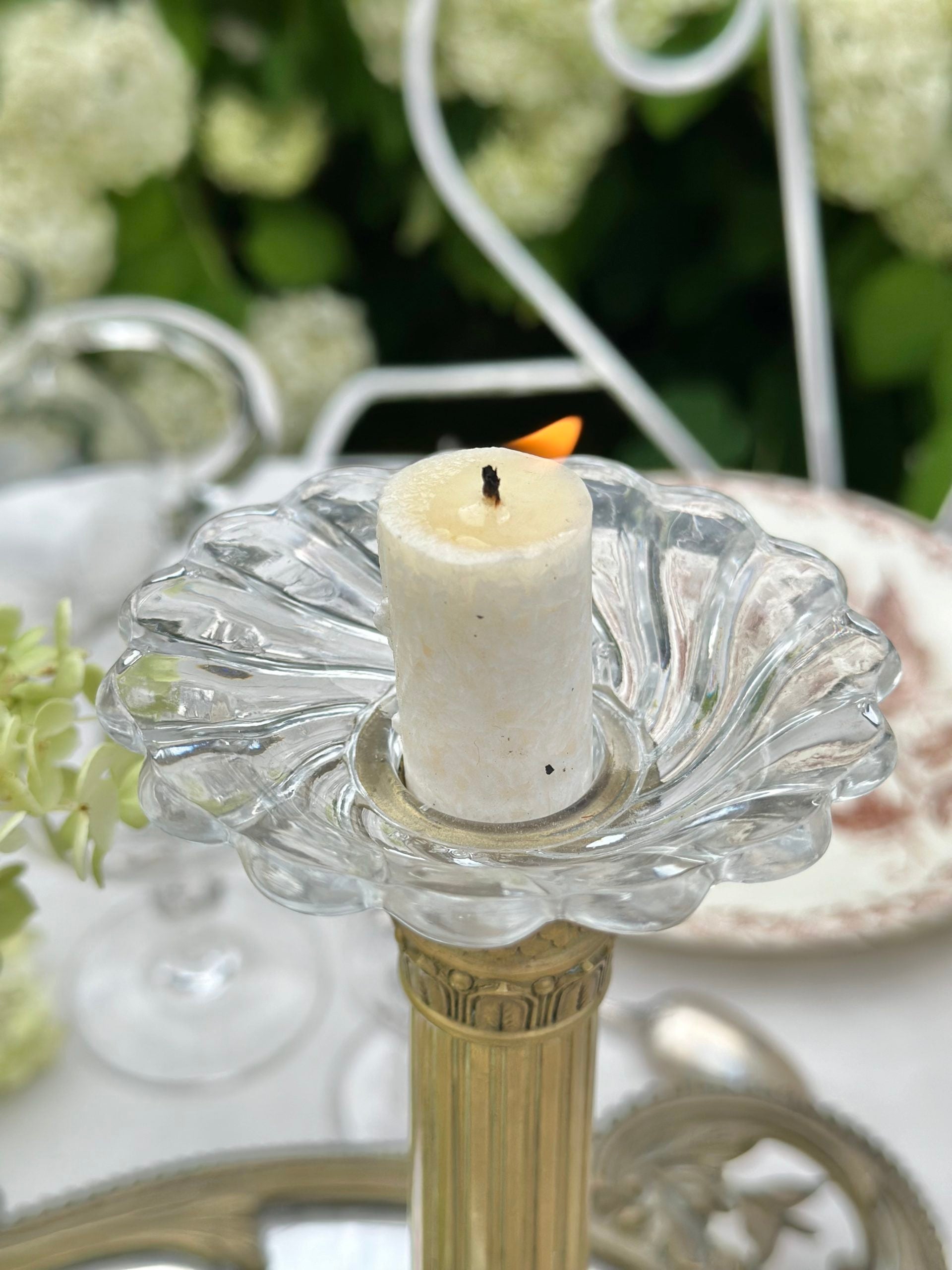 Bobèche en cristal de Baccarat