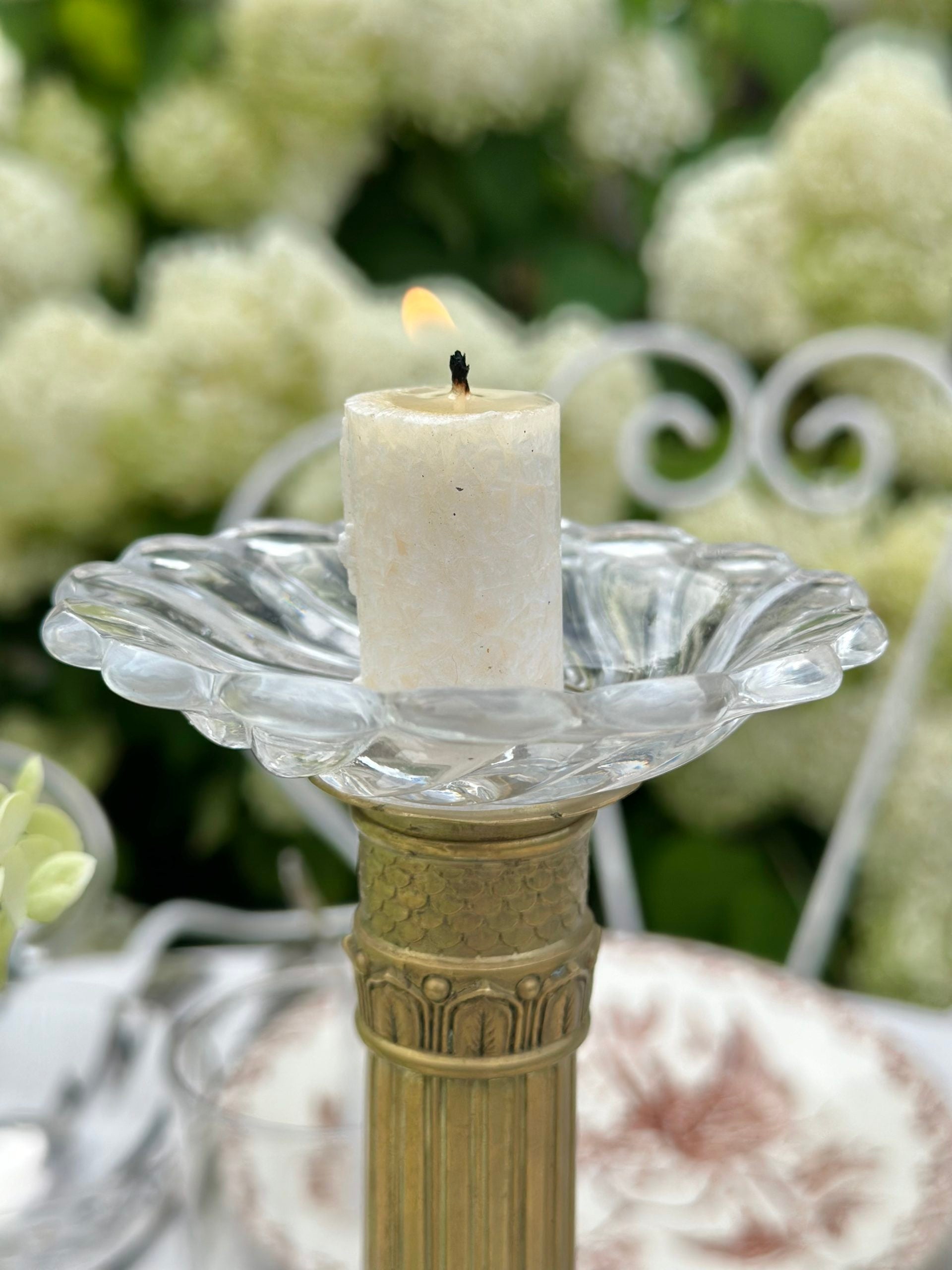 Bobèche en cristal de Baccarat