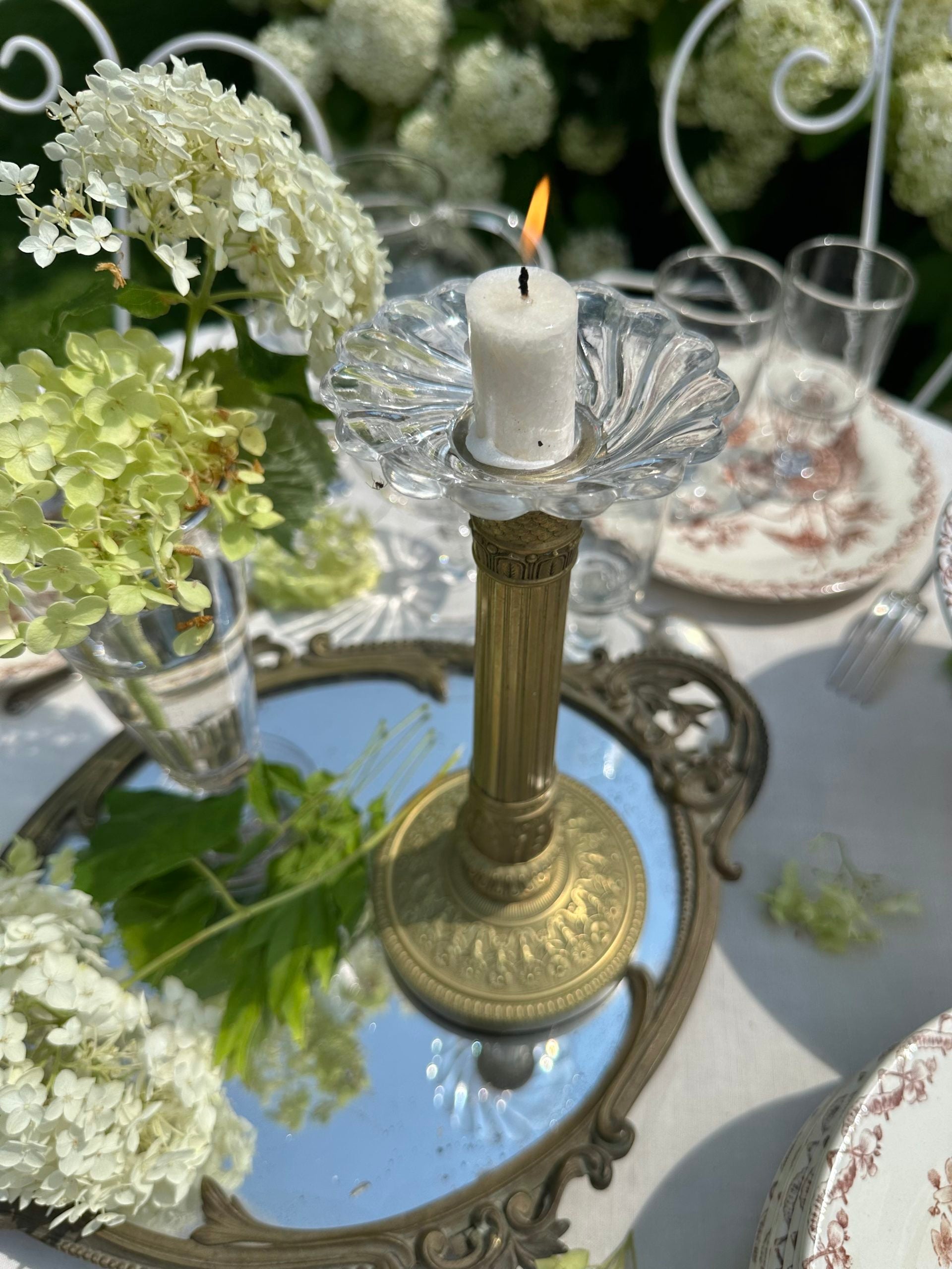 Bobèche en cristal de Baccarat