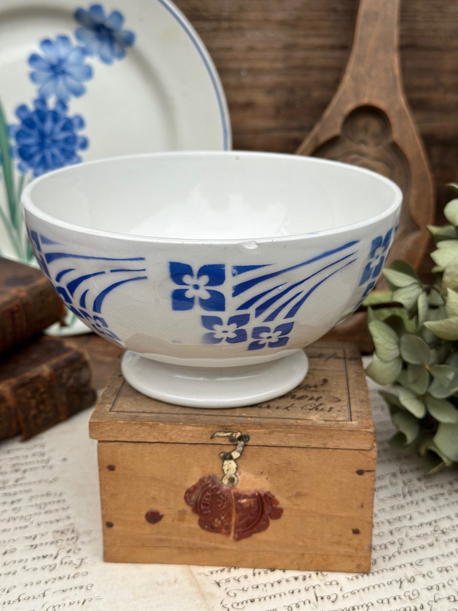 Bol Moulin des Loups Hamage bleu