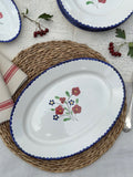 Plat ovale Salins modèle Rosemonde