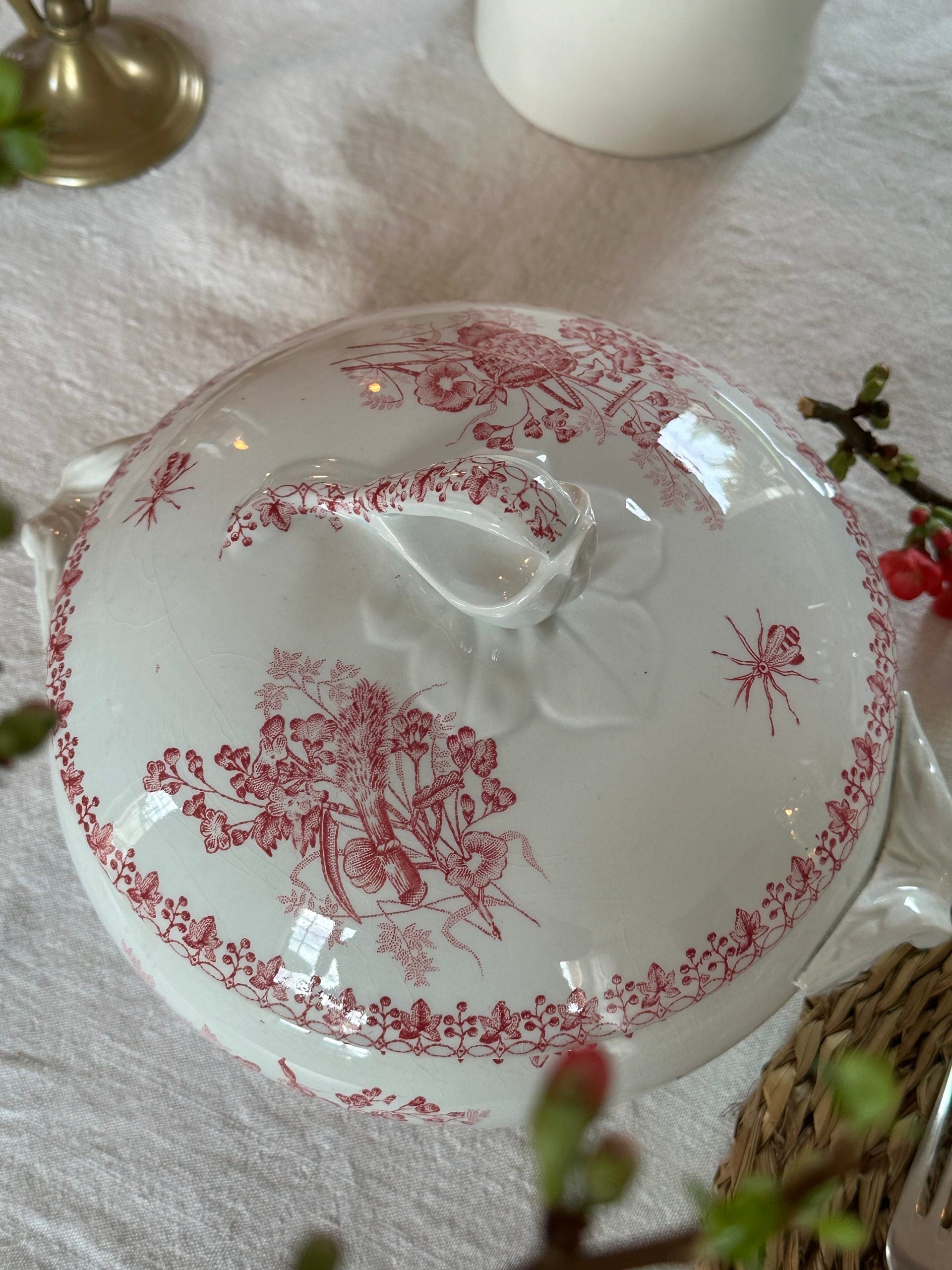 Petite soupière terre de fer Onnaing modèle Moisson