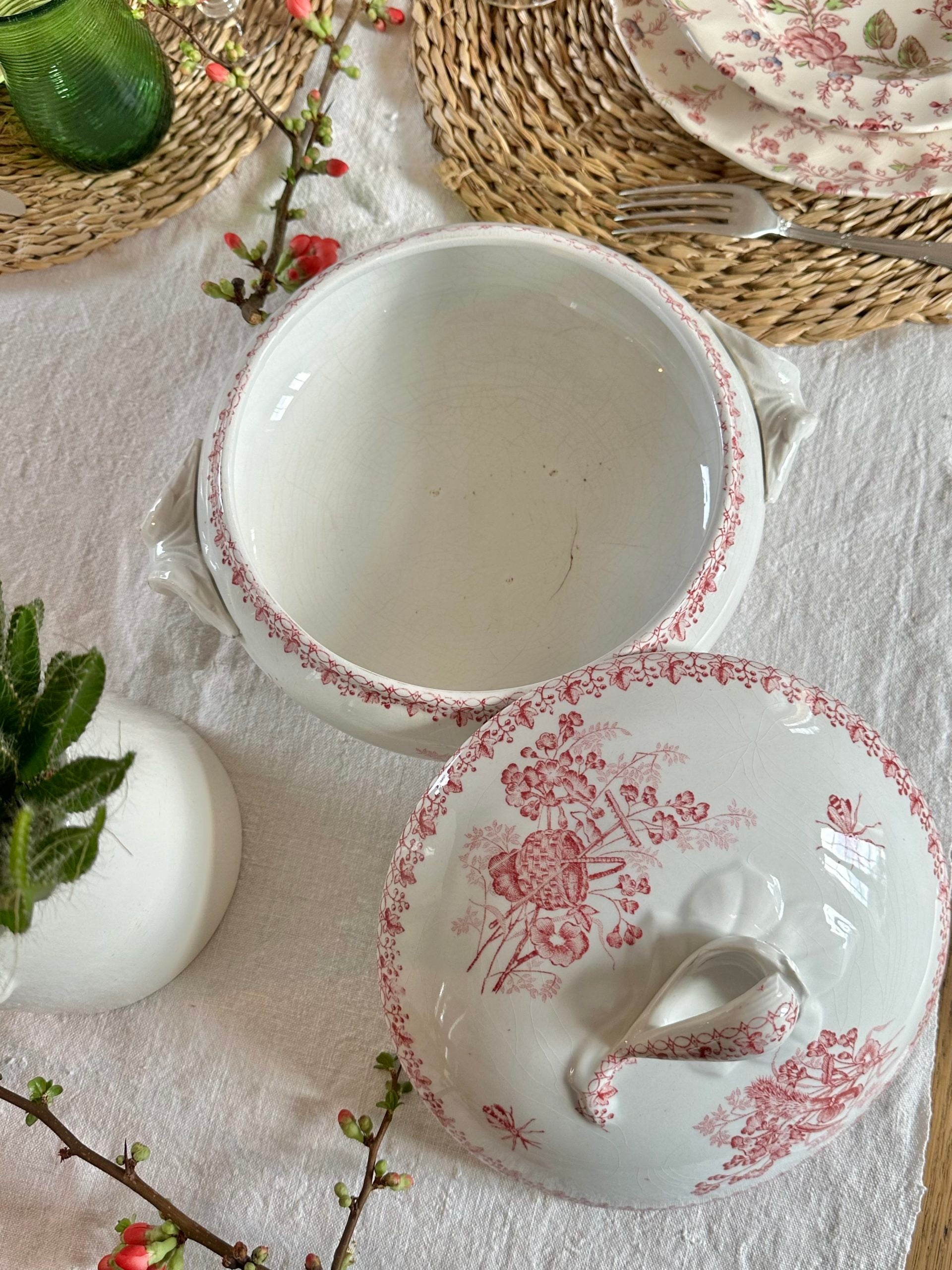 Petite soupière terre de fer Onnaing modèle Moisson