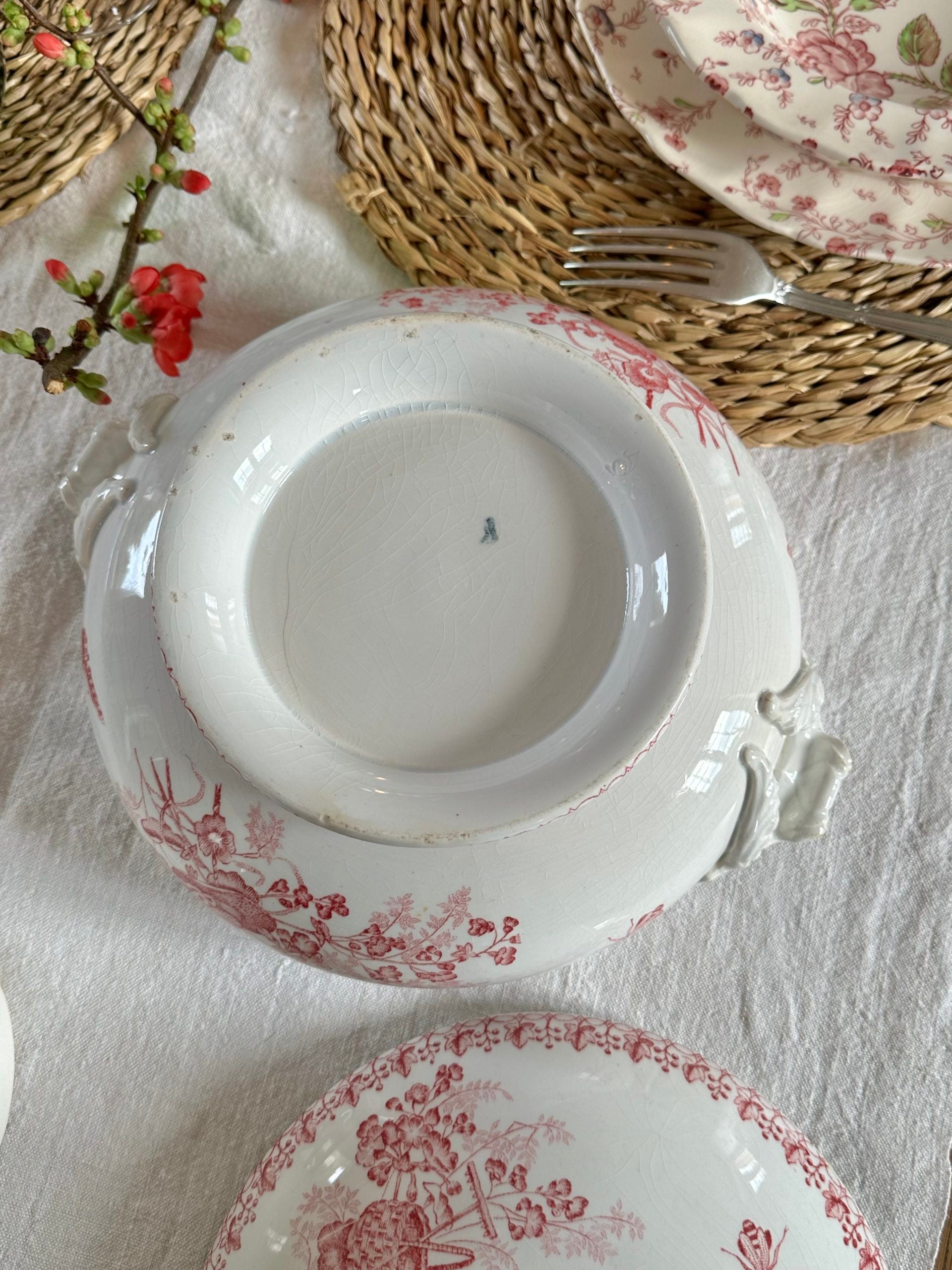Petite soupière terre de fer Onnaing modèle Moisson