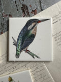 Small Gien bird tile