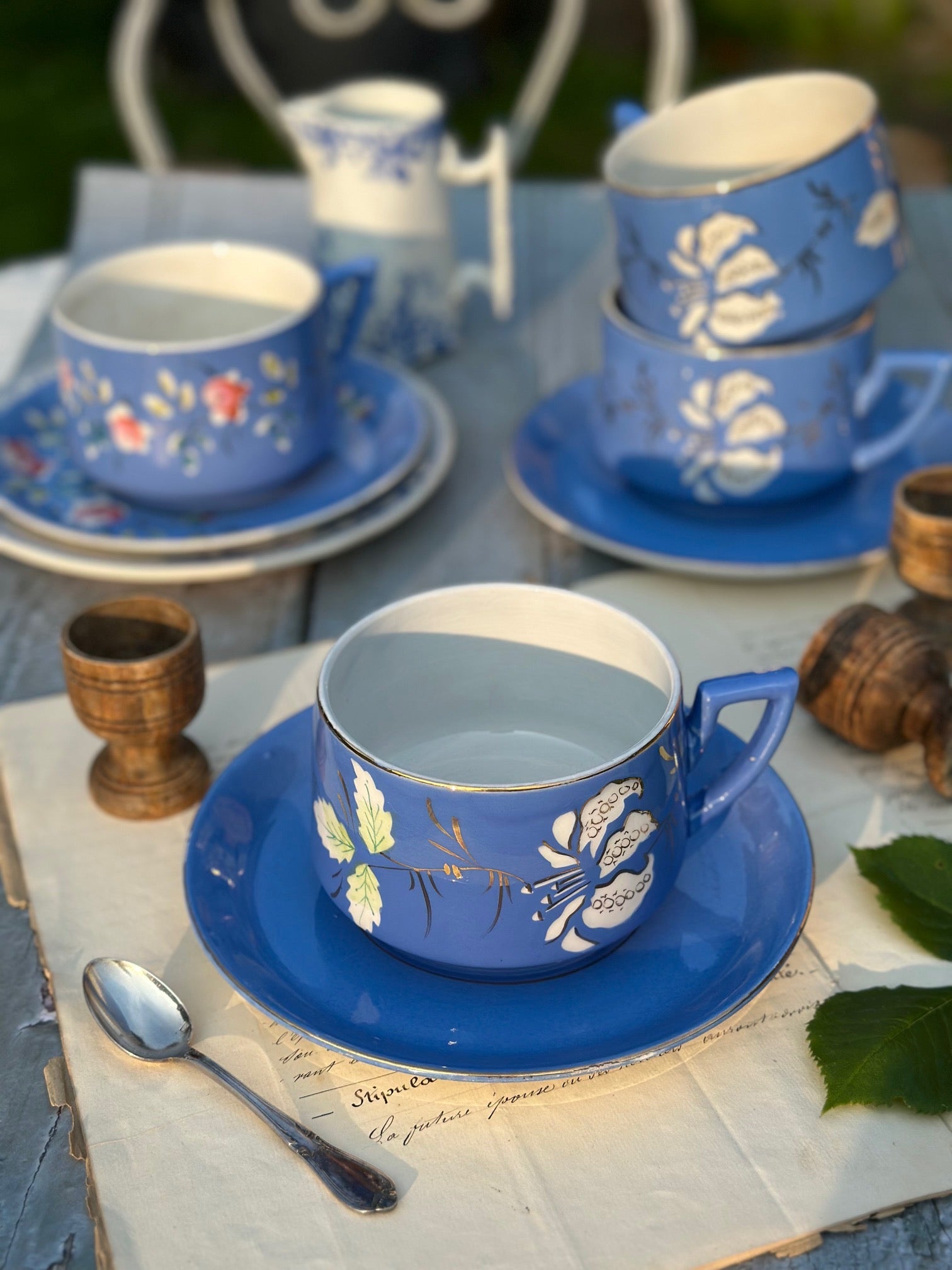 III. Grande tasse à chocolat Sarreguemines