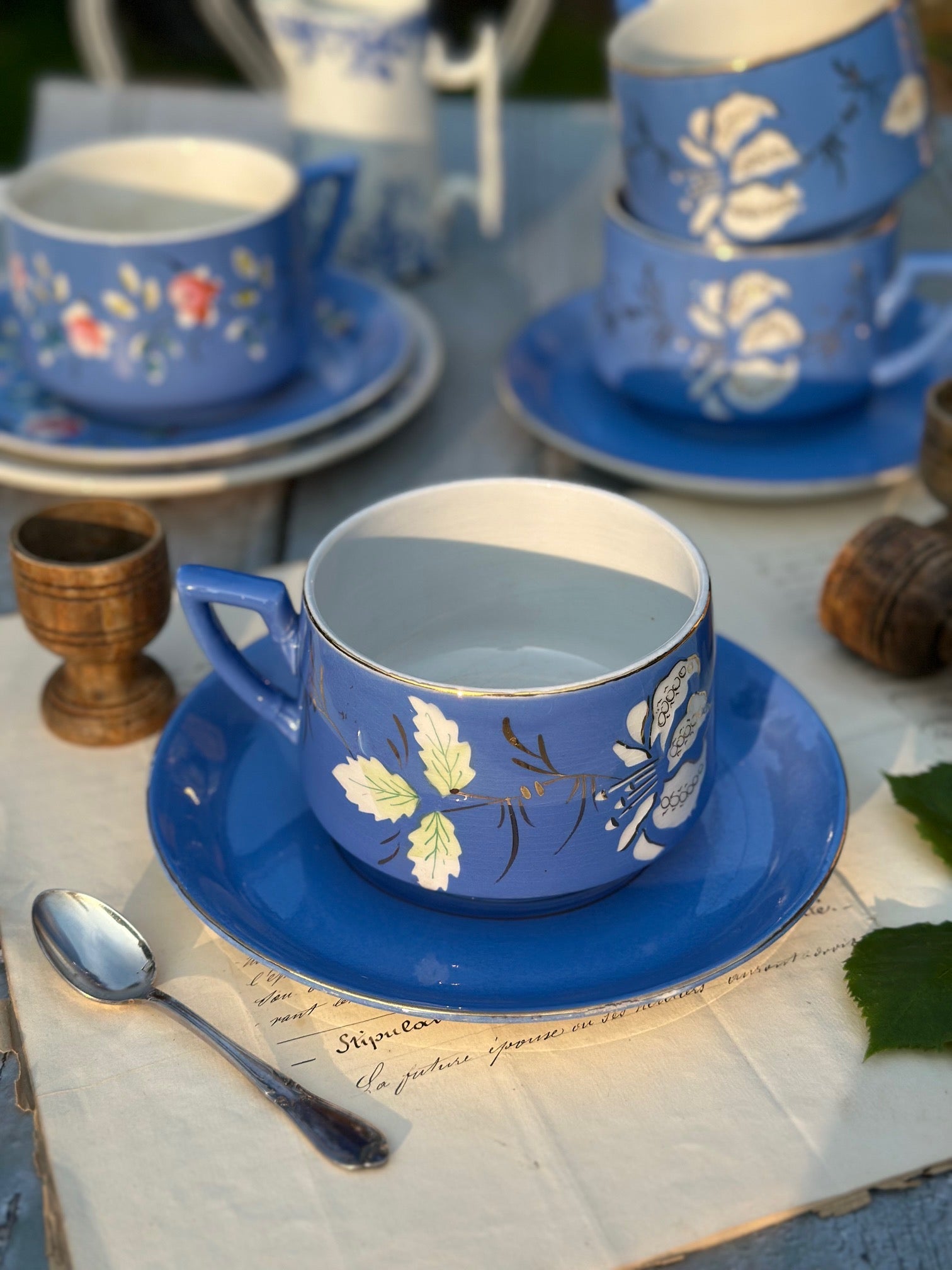 III. Grande tasse à chocolat Sarreguemines