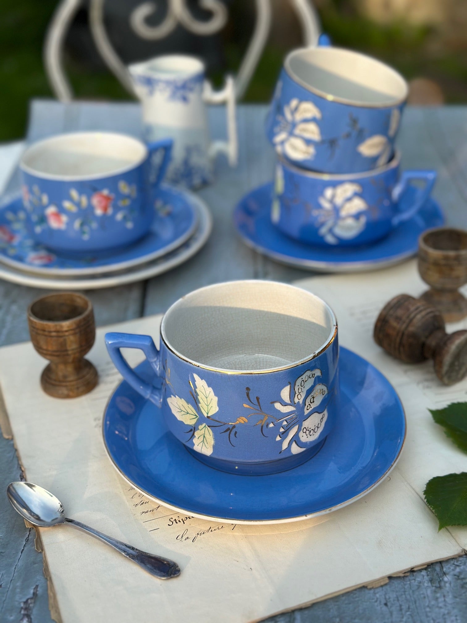 IV. Grande tasse à chocolat Sarreguemines