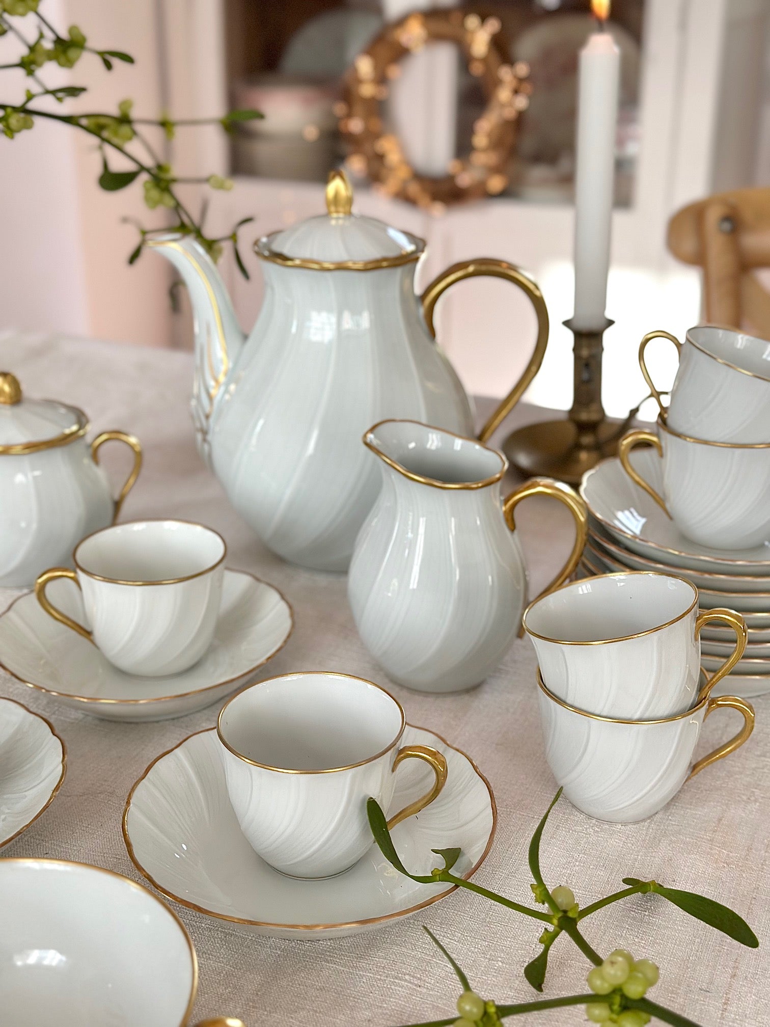 Service à café Bernardaud modèle Verlaine