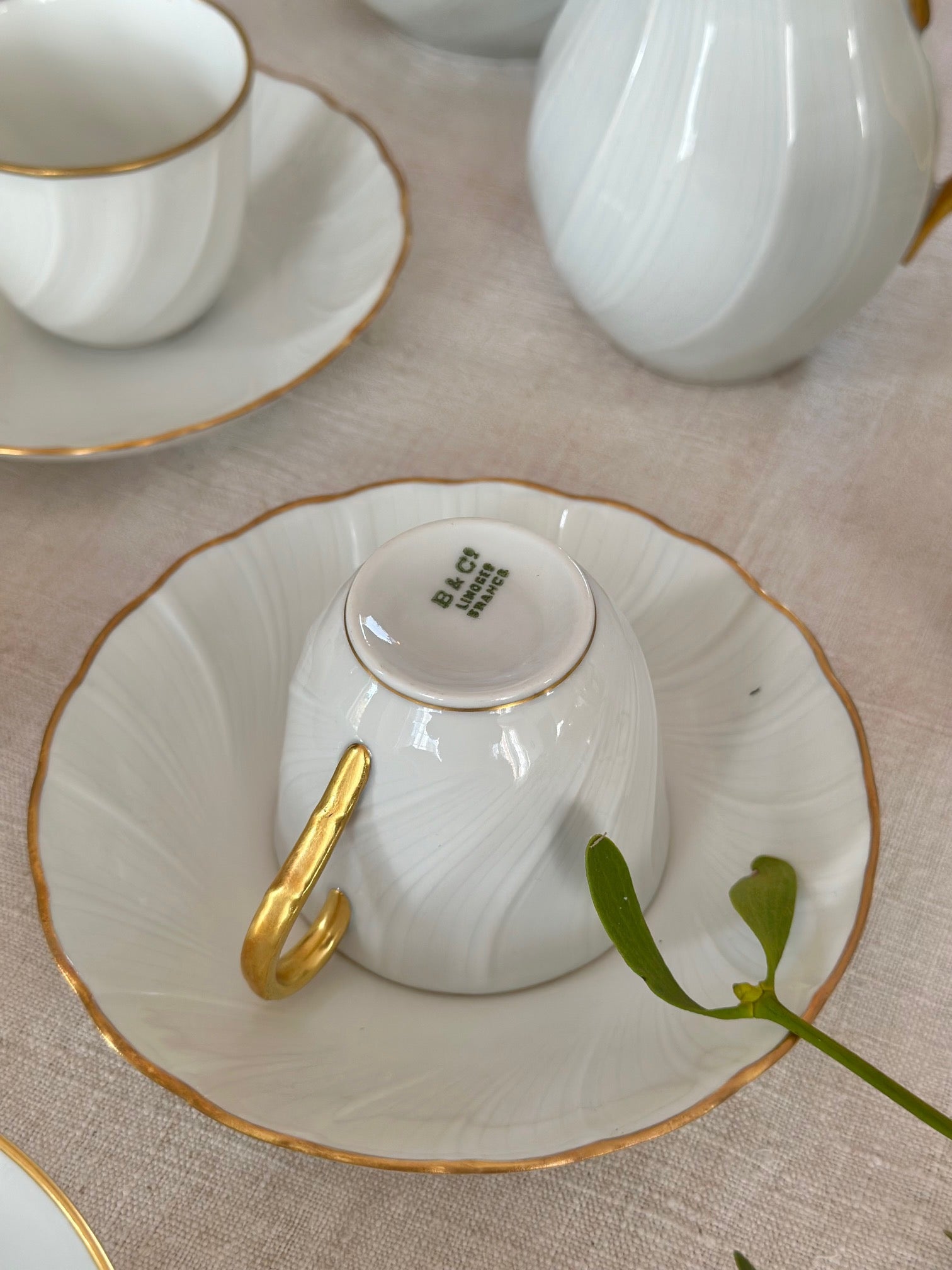 Service à café Bernardaud modèle Verlaine