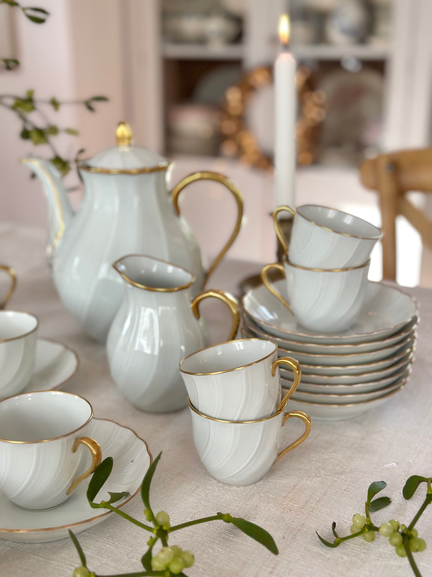 Service à café Bernardaud modèle Verlaine