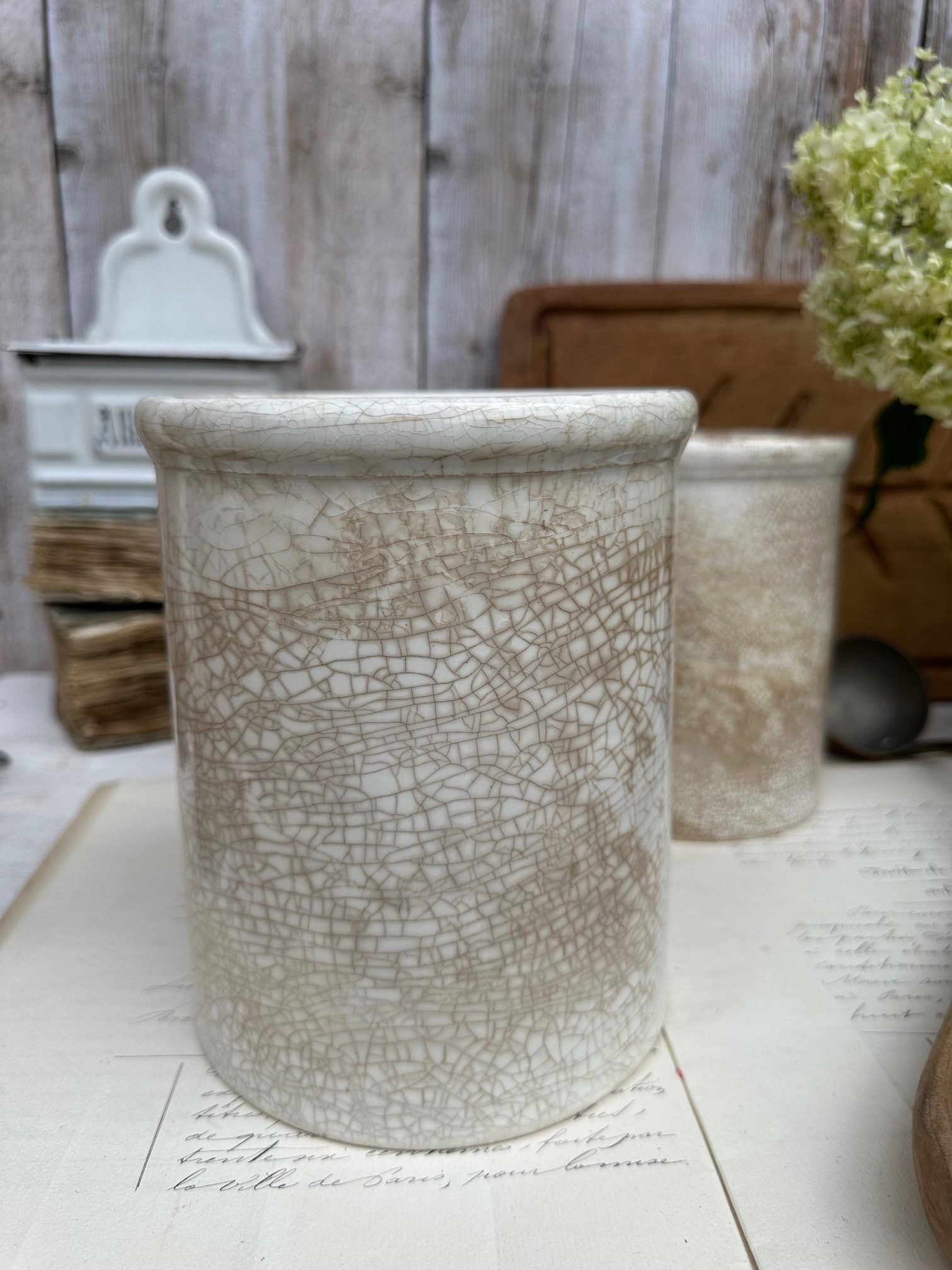 Very large pot from Creil and Montereau - late 19th, early 20th century