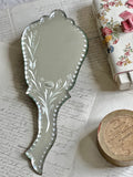 Exquisite antique Venetian hand mirror