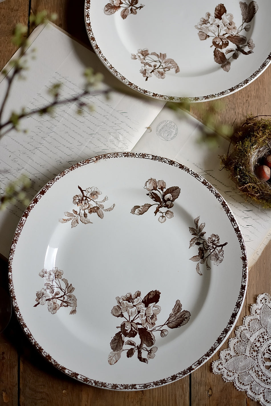 Round platter Grand Dépôt E. Bourgeois - 29.70cm