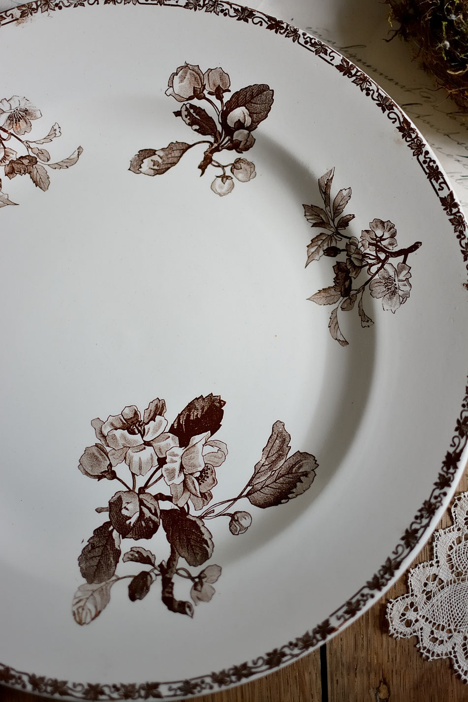 Round platter Grand Dépôt E. Bourgeois - 29.70cm