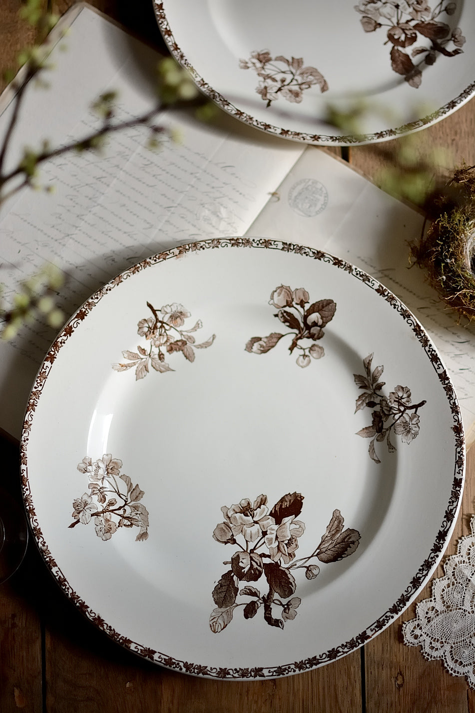 Round platter Grand Dépôt E. Bourgeois - 29.70cm