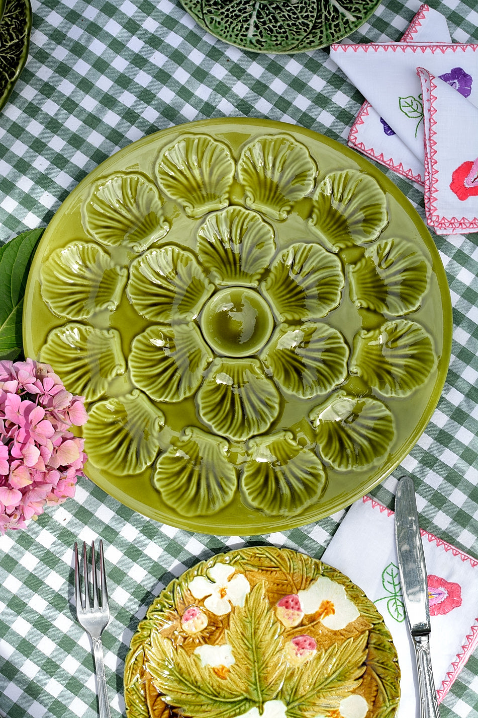 Grand plat à crustacés