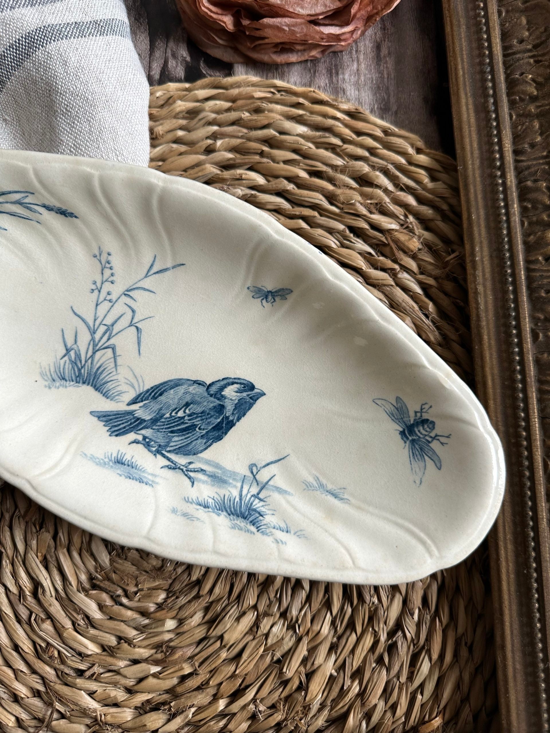 Ravier Gien modèle Oiseaux