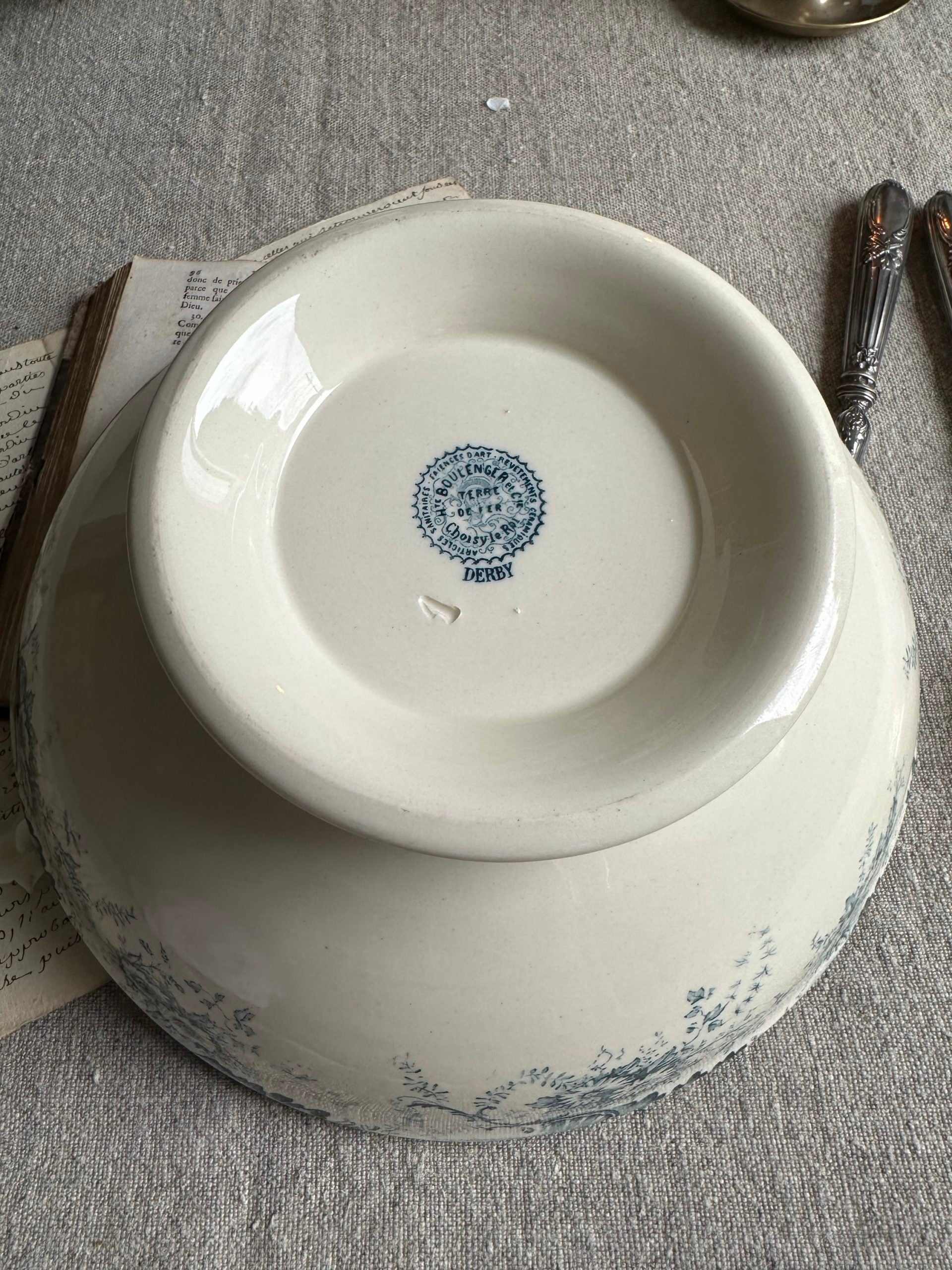 Saladier Choisy le Roi modèle Derby