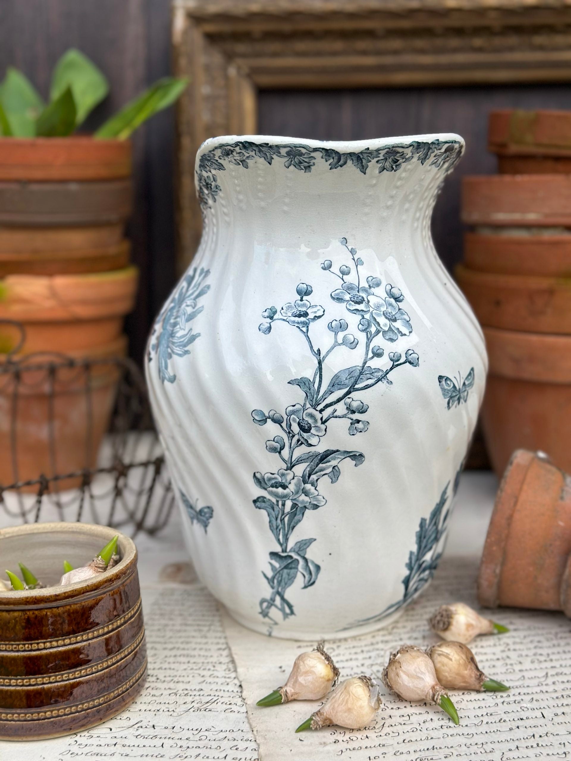 Large Hamage Nord Moulin des Loups Indiana model pitcher