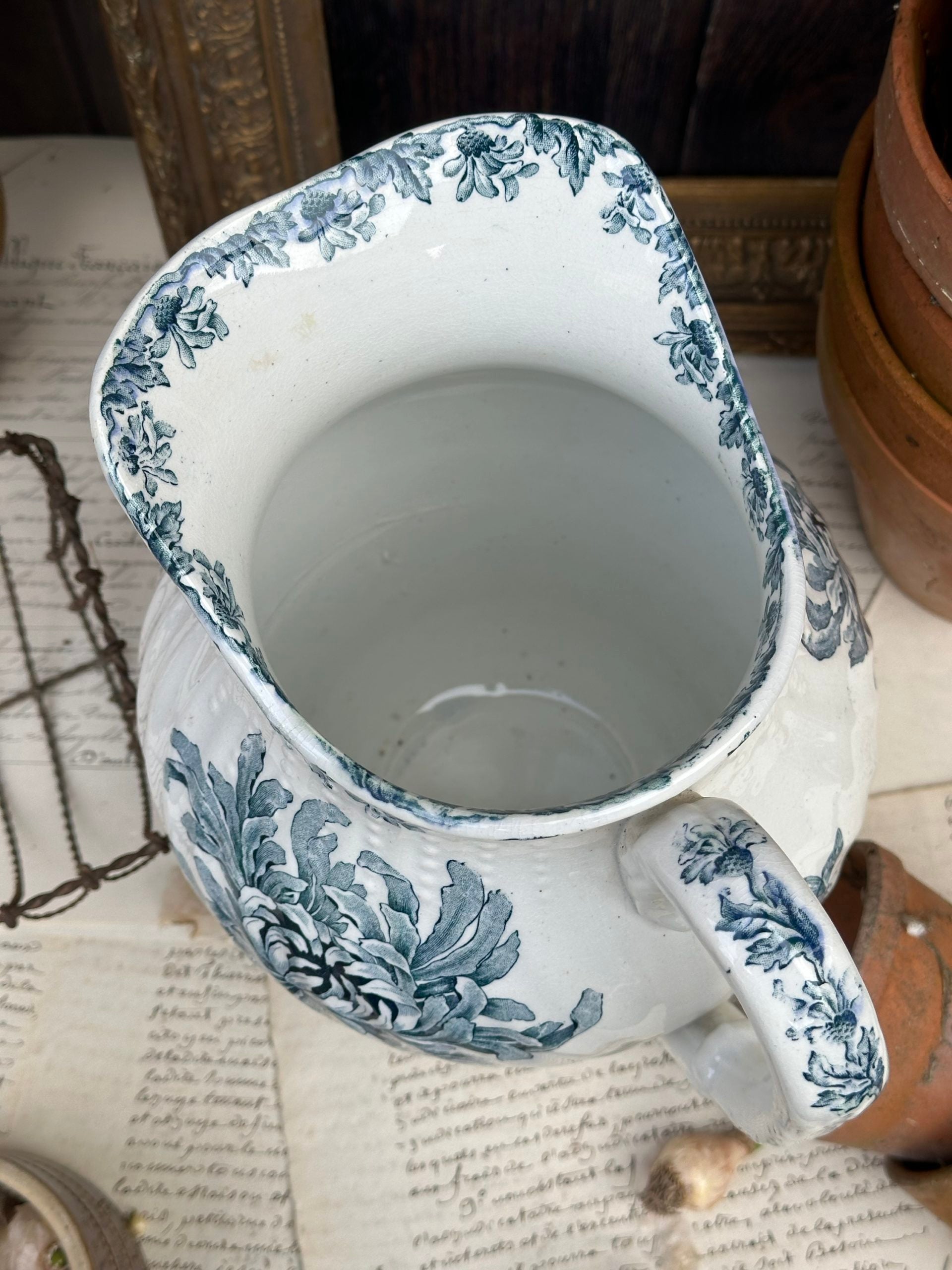 Large Hamage Nord Moulin des Loups Indiana model pitcher