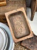 Wooden butter mold
