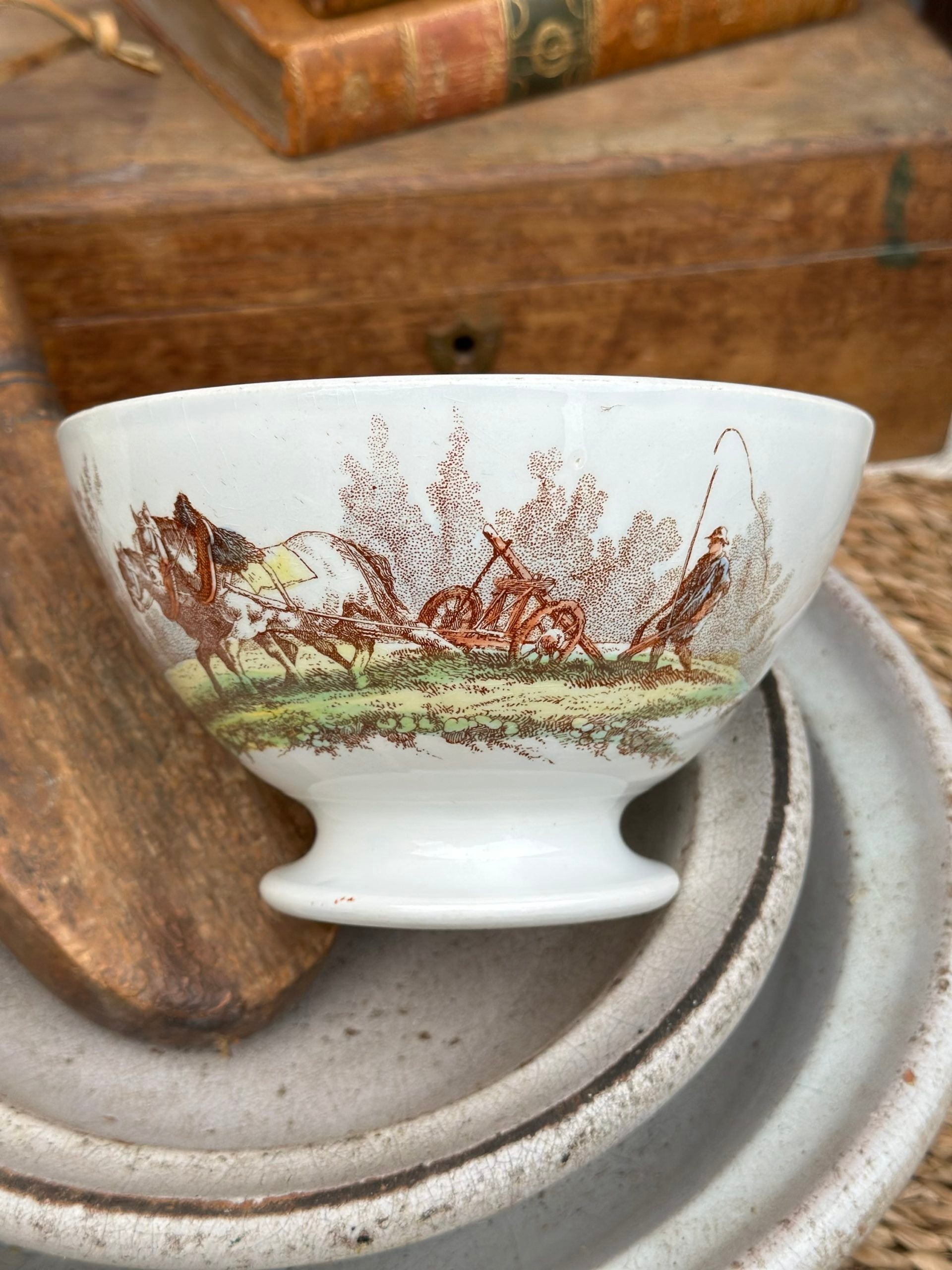 Bol polychrome Lunéville