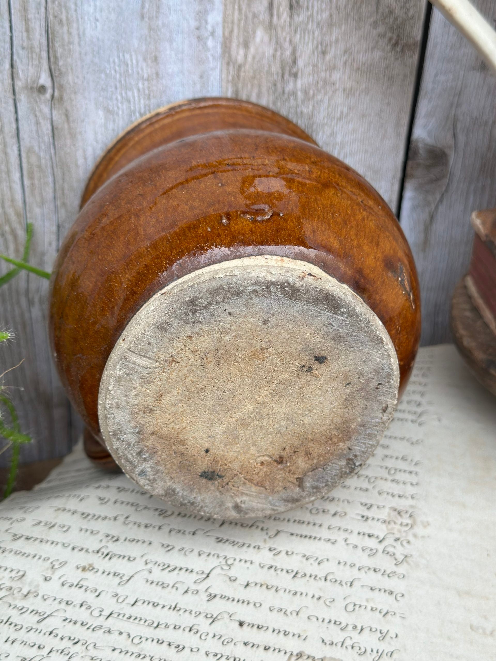 Glazed stoneware jug