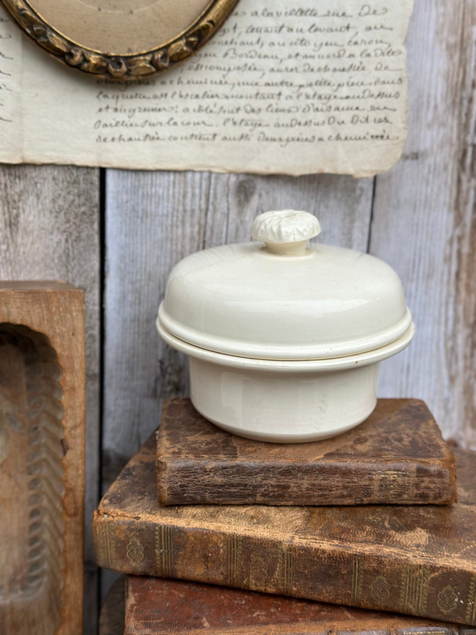 Terrine à foie gras Sarreguemines Simplex en faïence émaillée