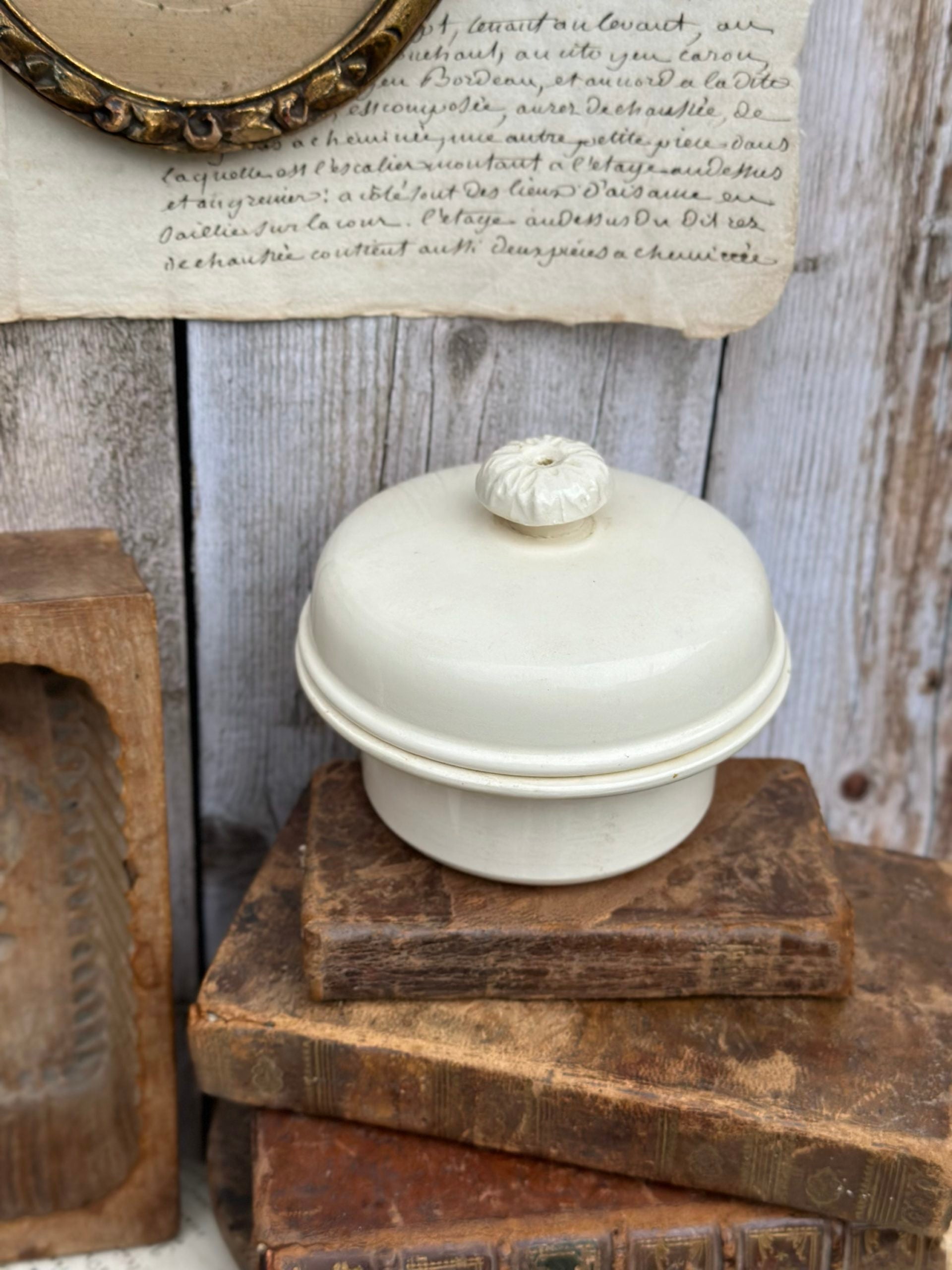 Terrine à foie gras Sarreguemines Simplex en faïence émaillée