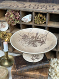 Ironstone compote dish by Choisy le Roi with birds
